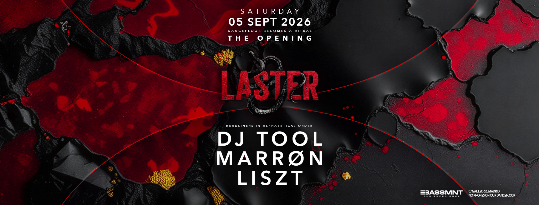 Laster Club presents THE OPENING with MARRØN, DJ TOOL & LISTZ