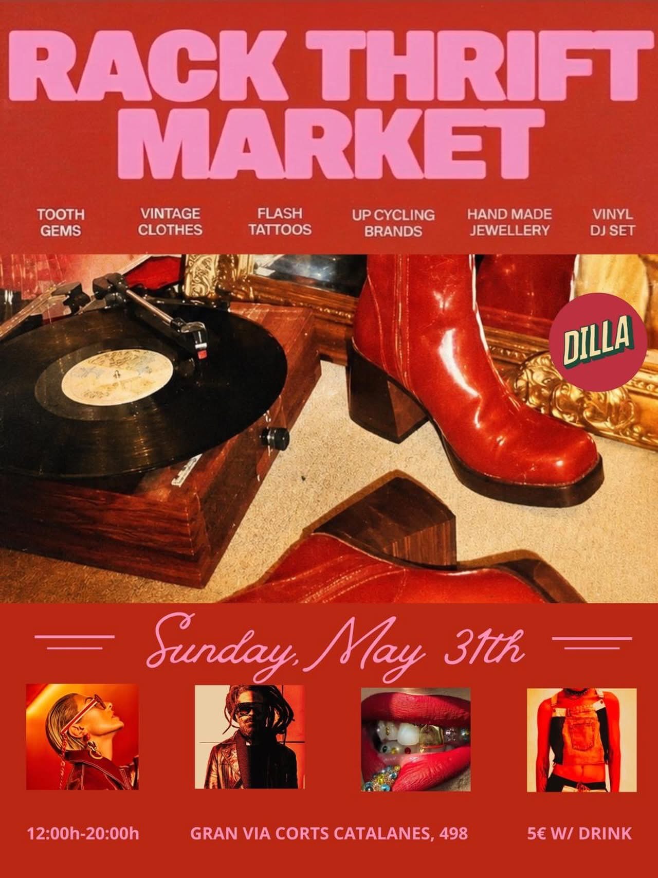 RACK THRIFT MARKET X Dilla Barcelona
