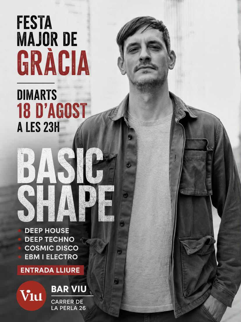 Festes de Gràcia with Basic Shape A.K.A. Pedro Sanmartín