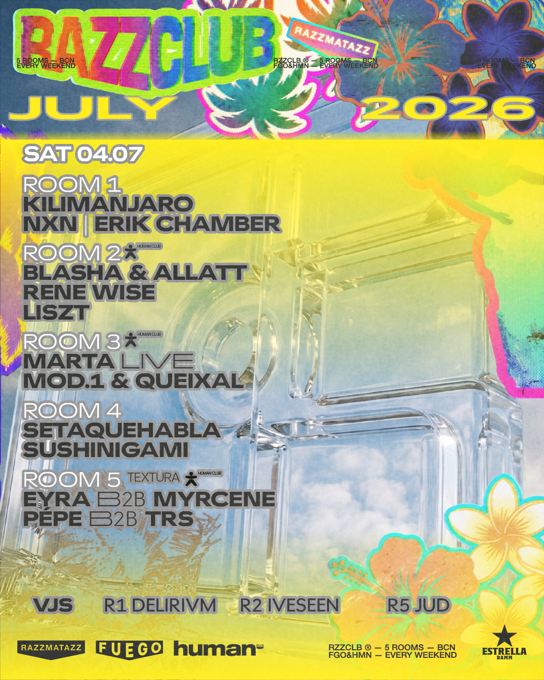 Blasha & Allatt / Rene Wise / KILIMANJARO / NXN / marta Live / Liszt / Erik Chamber / more