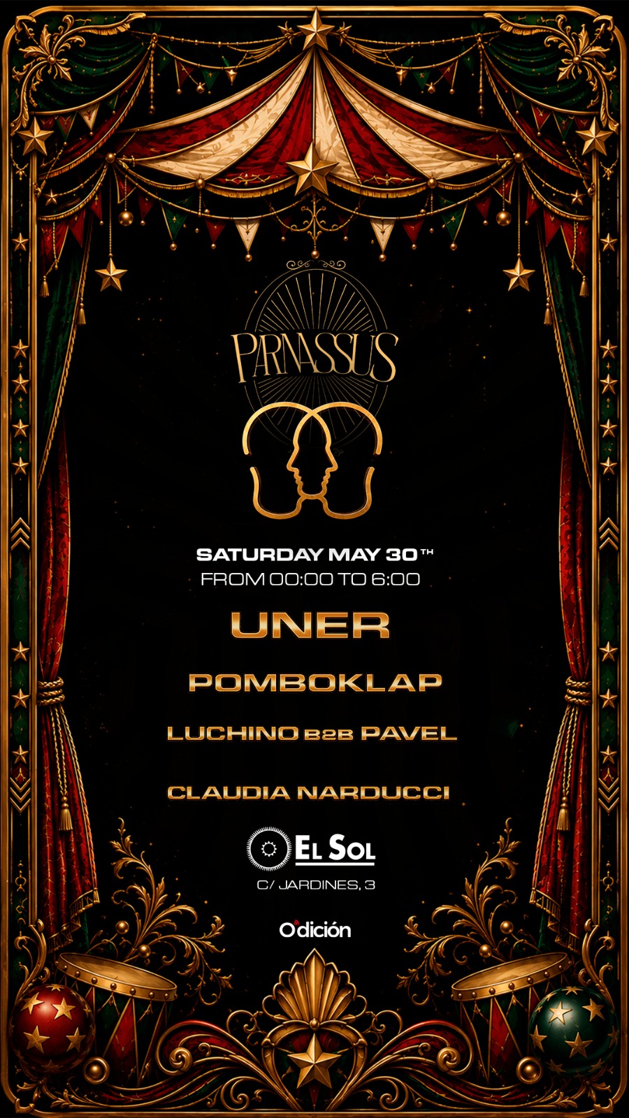 Underwater x Parnassus, UNER, Pomboklap