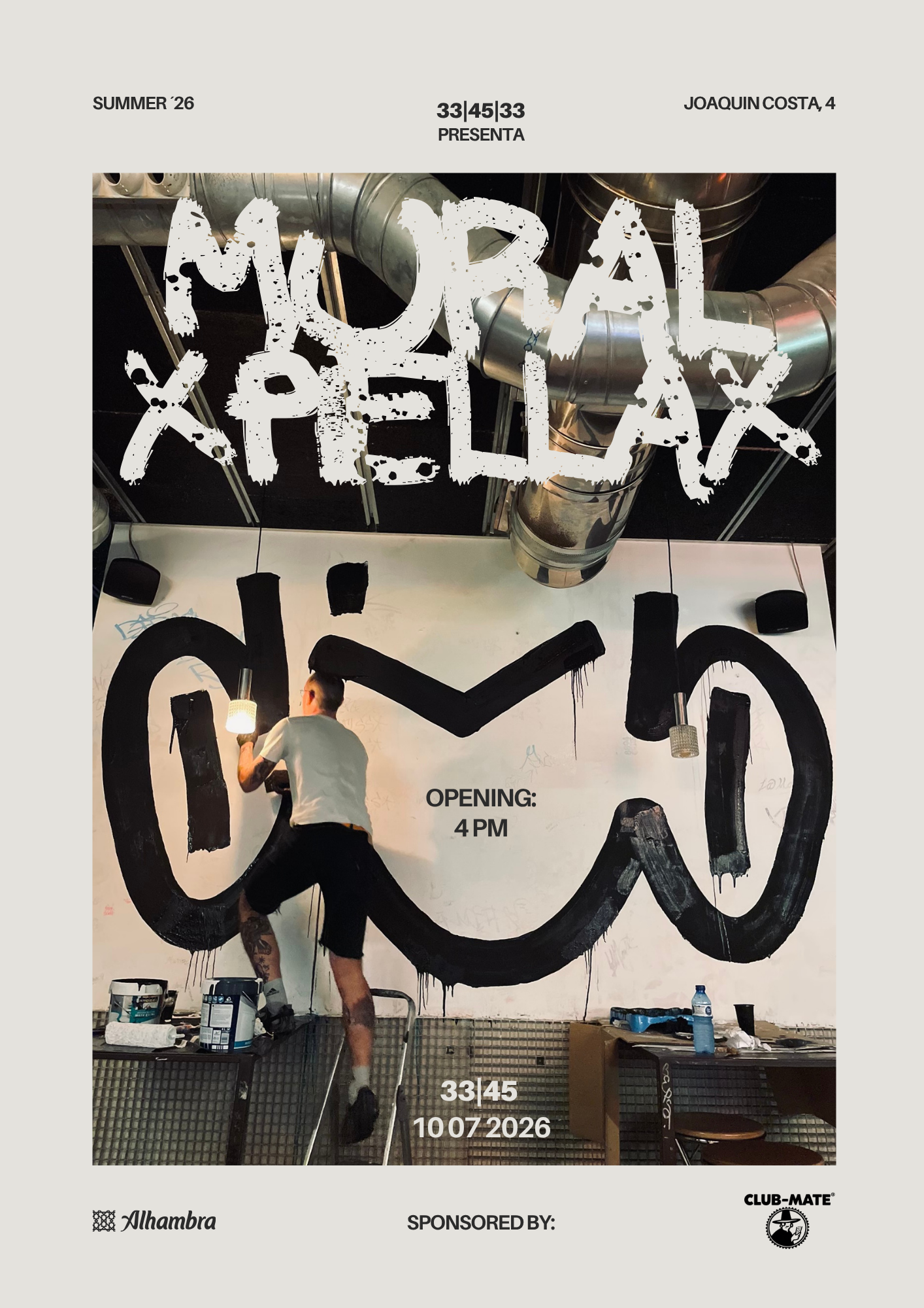 XPIELLAX Mural Opening in Barcelona