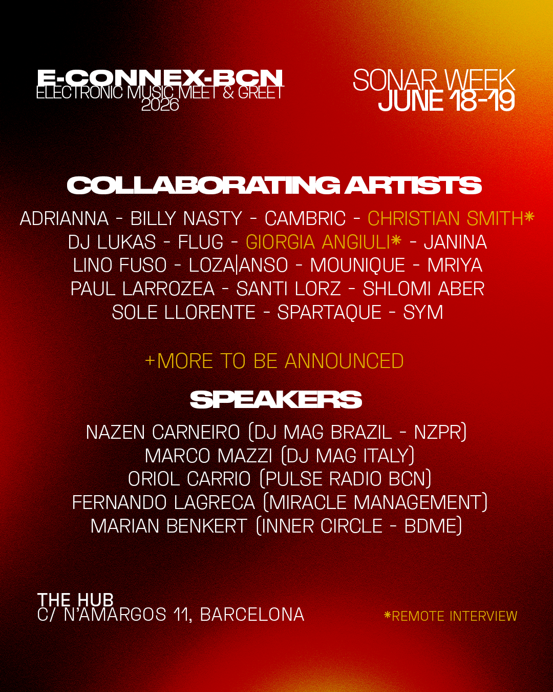 E-CONNEX BCN - DJ MAG HOSTED (2-Day Pass)