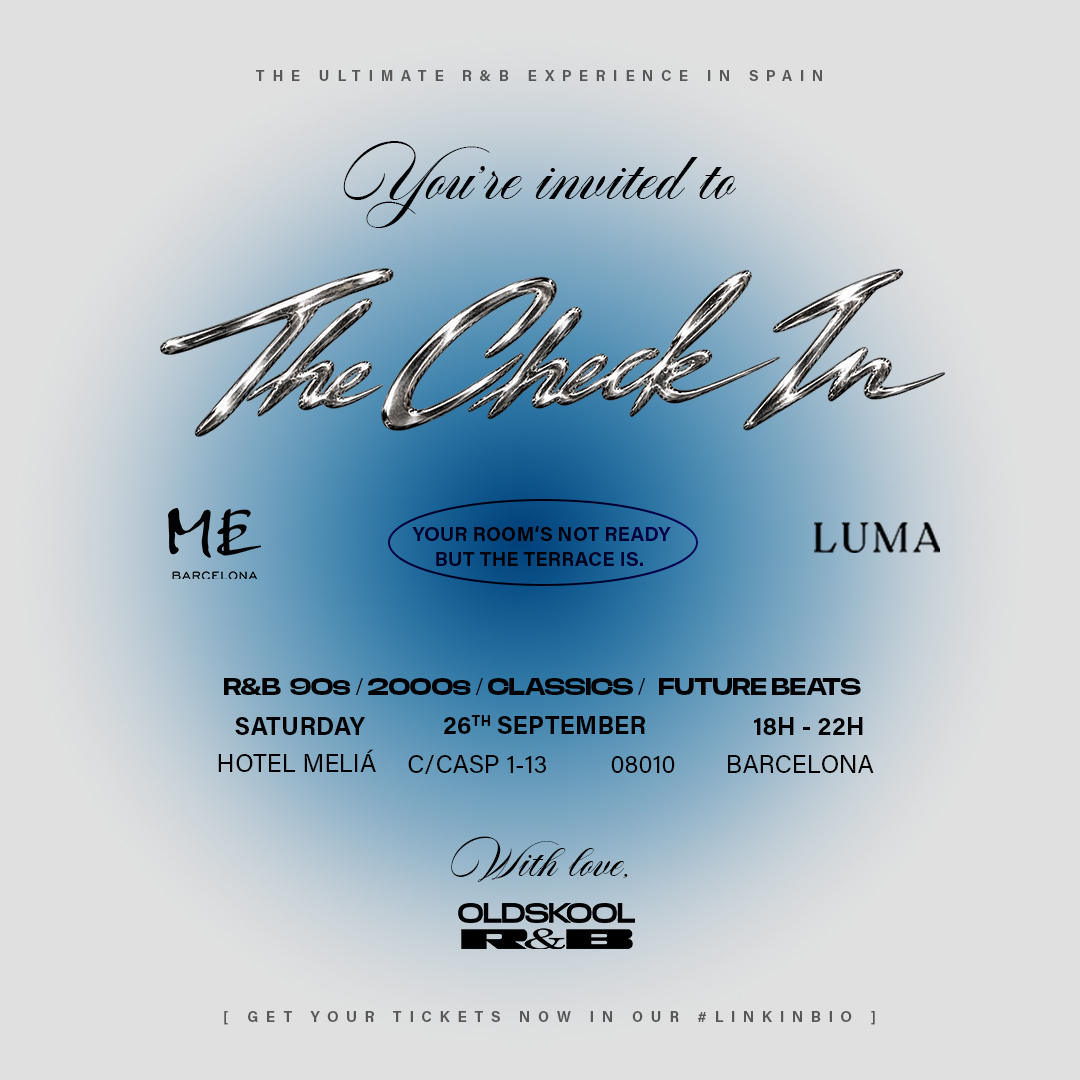 Oldskool R&B Day Party: 90s & 2000s R&B & Future Beats - Hotel Me Barcelona