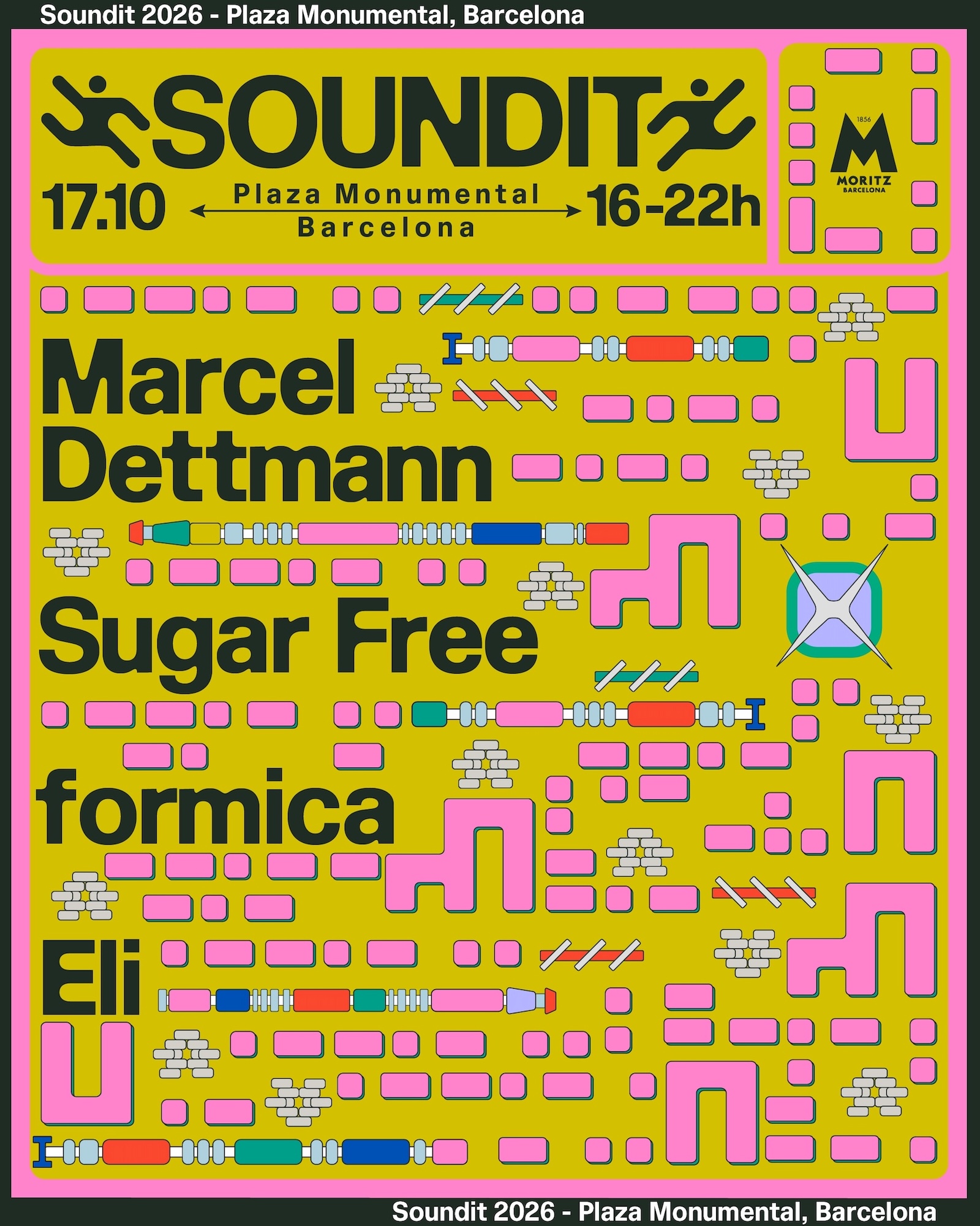 SOUNDIT Plaza: Marcel Dettmann (House Set), Sugar Free, formica, Eli