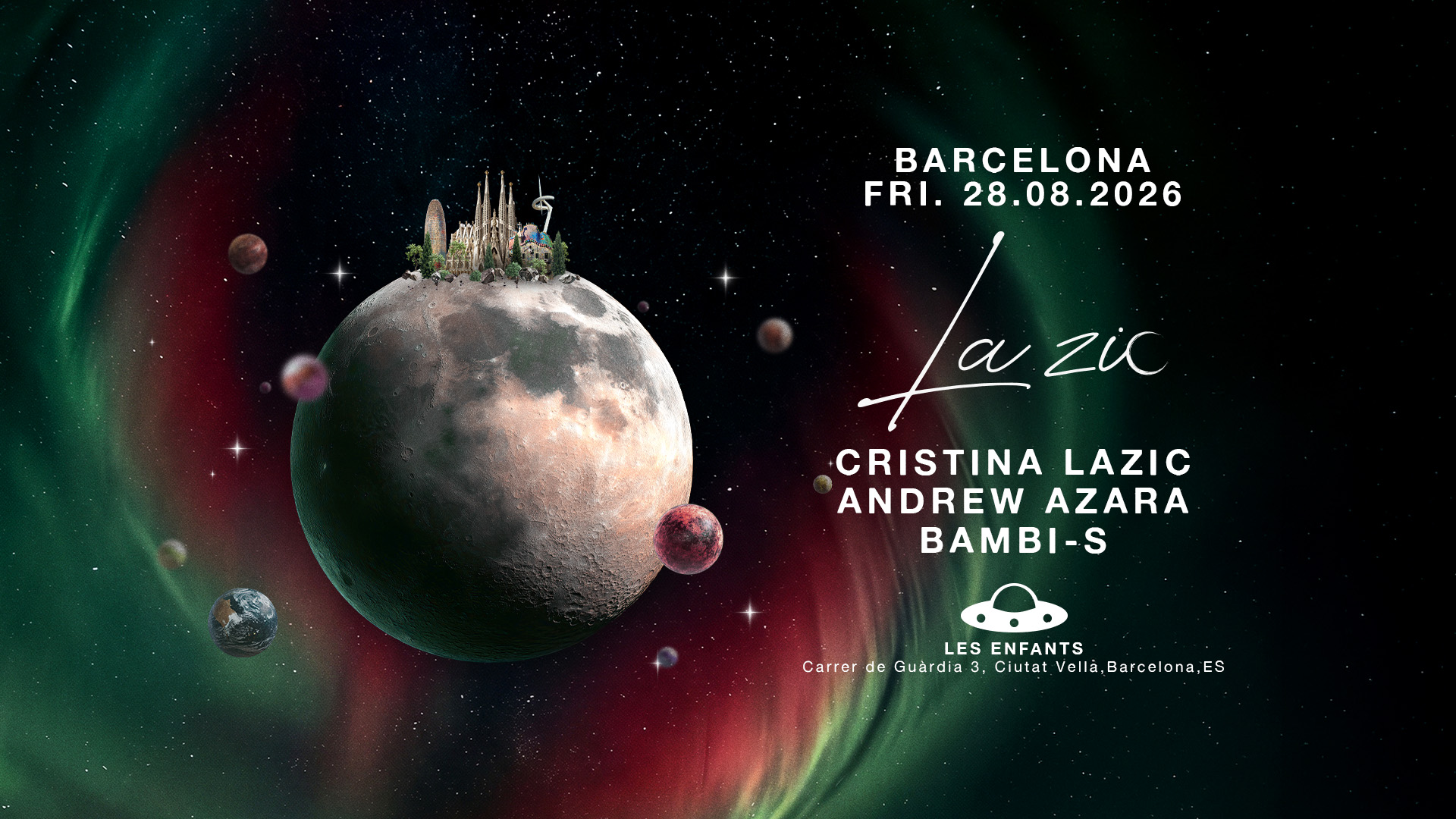 LAZIC Showcase pres. Cristina Lazic, Andrew Azara, Bambi-S
