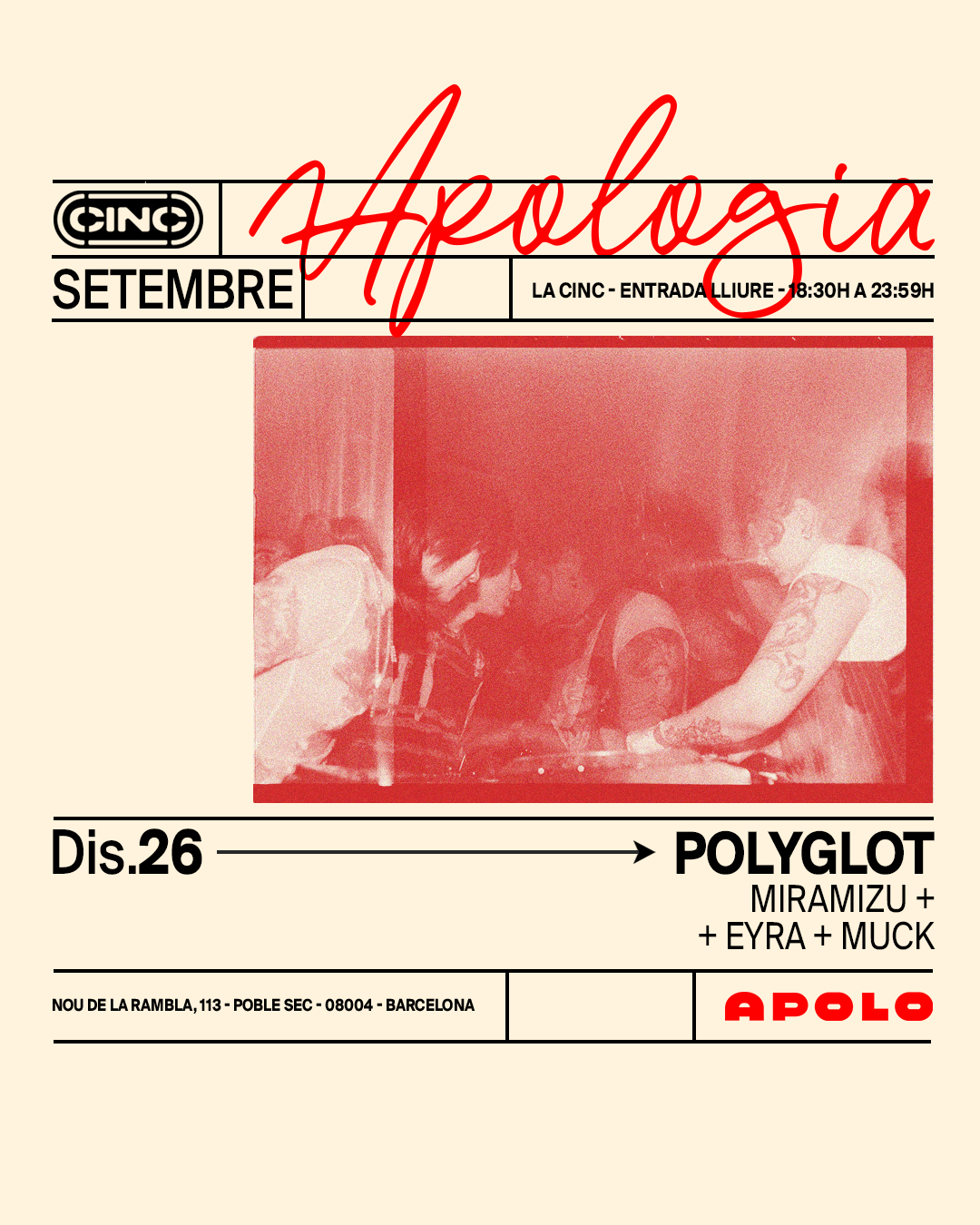 Apologia X POLYGLOT: Miramizu + EYRA + MUCK