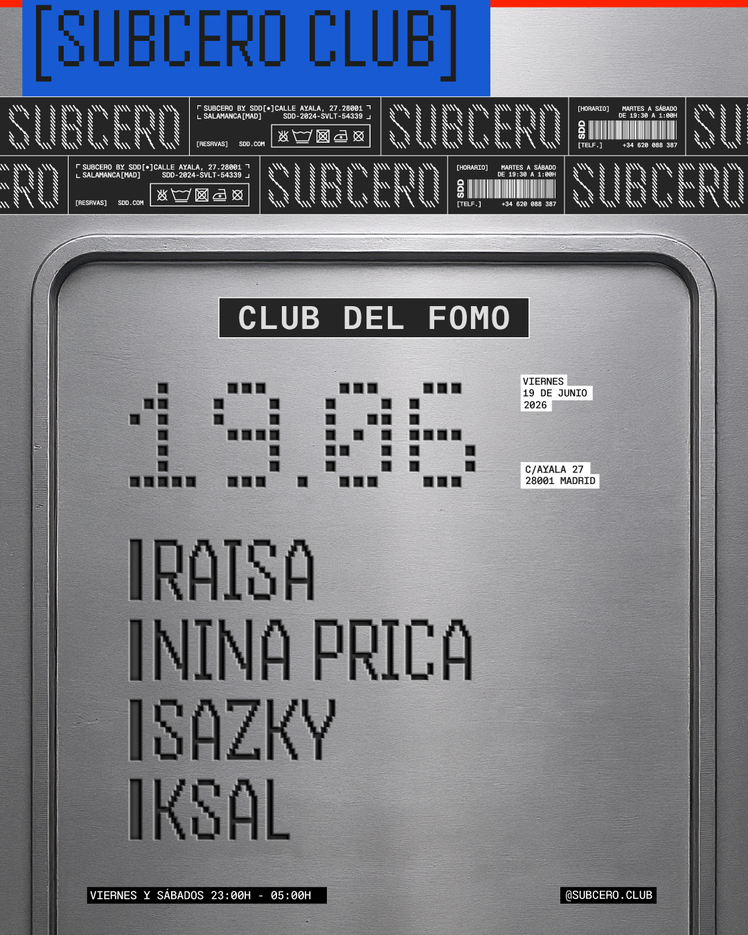 SUBCERO CLUB - CLUB DEL FOMO