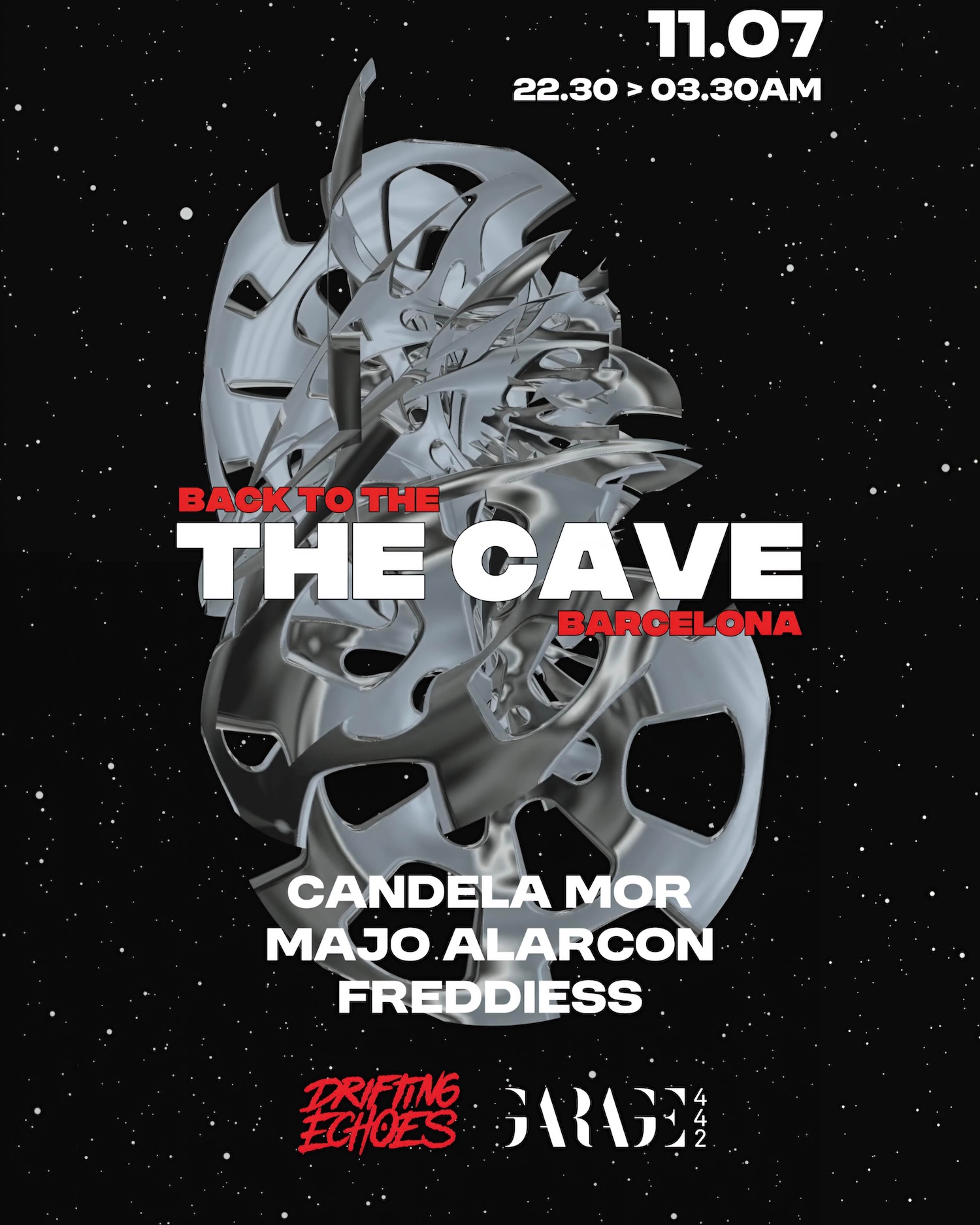 FREE TICKETS - Back to the Cave by Drifting Echoes