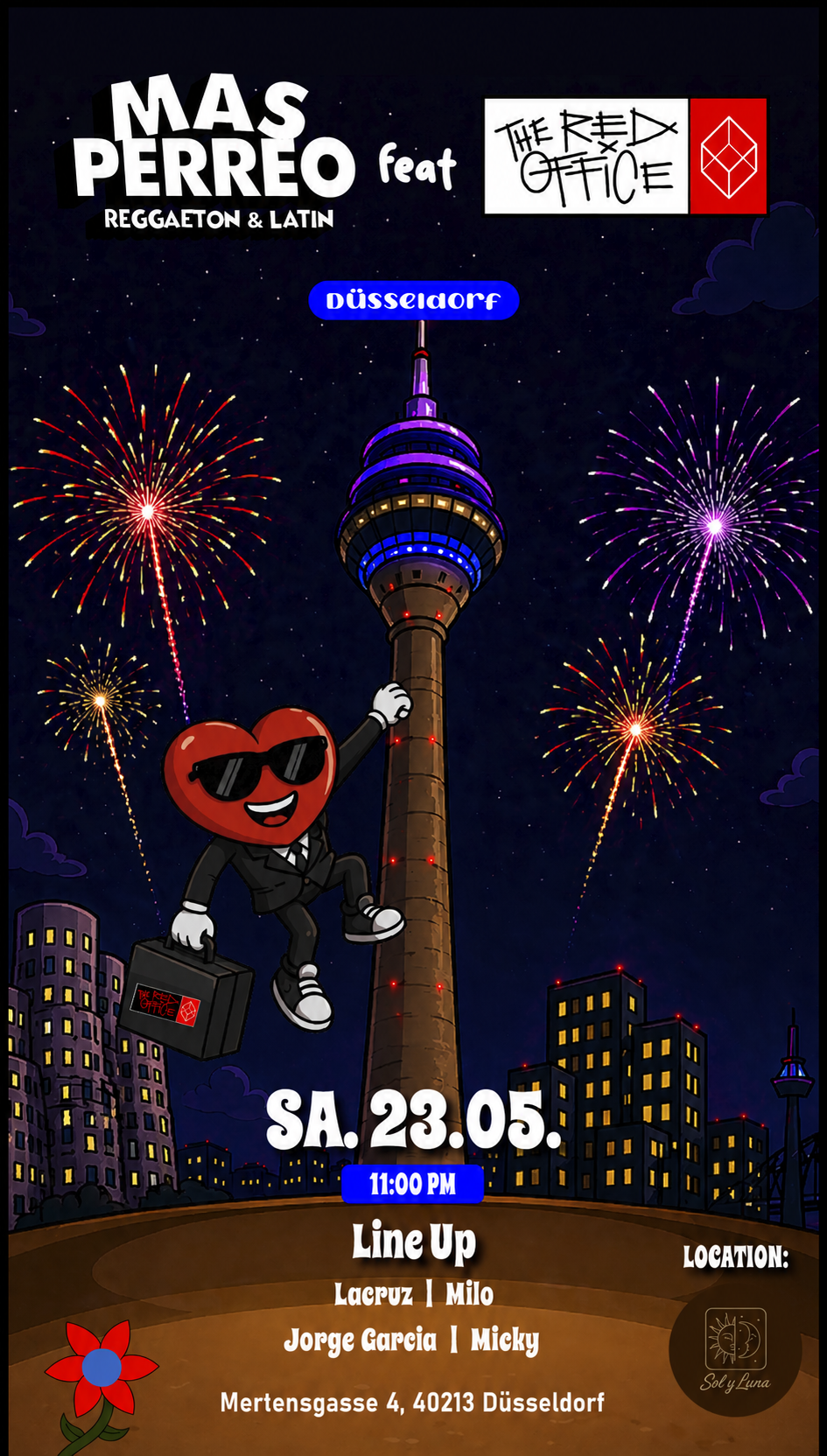 MAS PERREO & THE RED OFFICE I Düsseldorf
