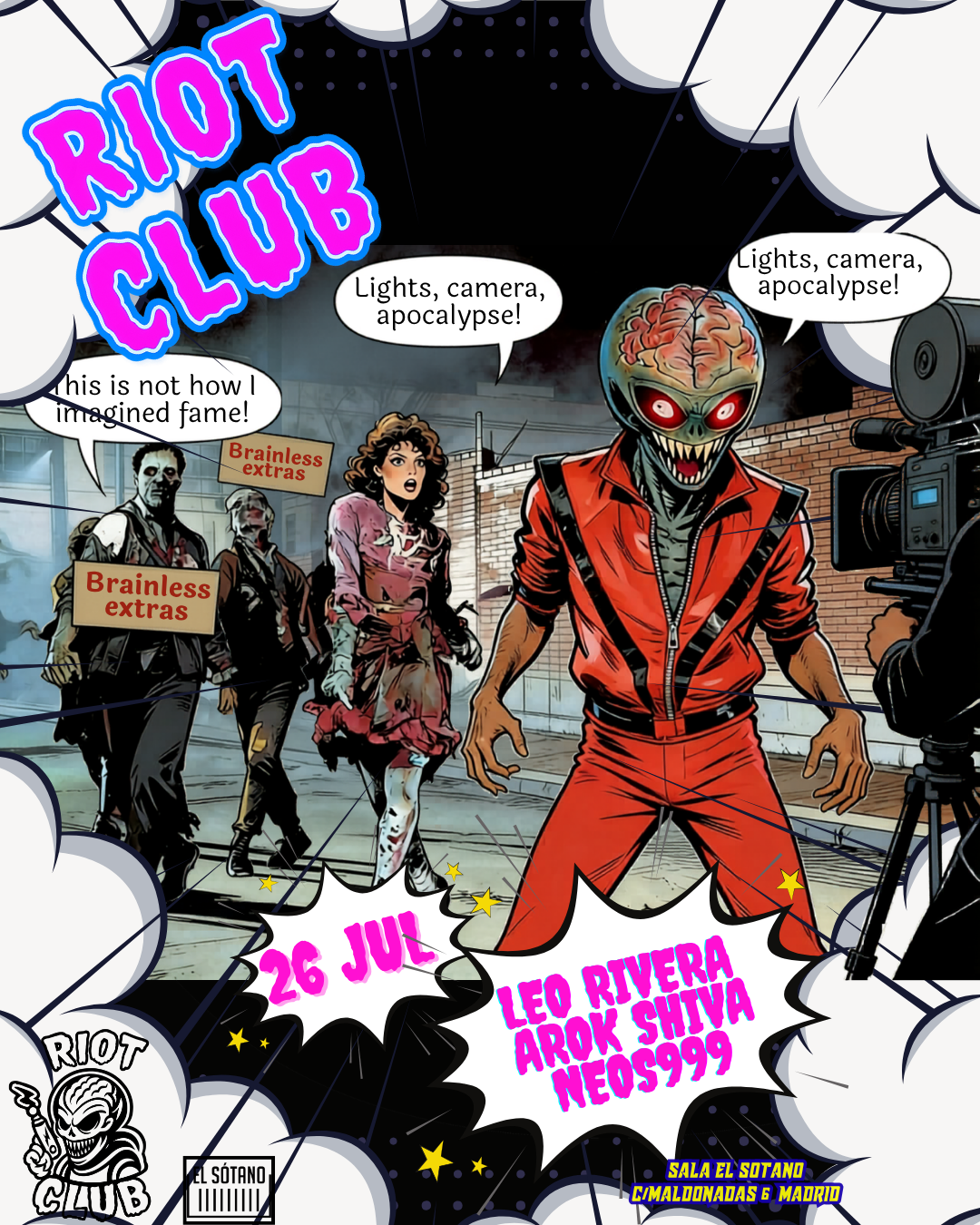 RIOT CLUB: RIOT CLUB: Leo Rivera, Arok Shiva, Neos999