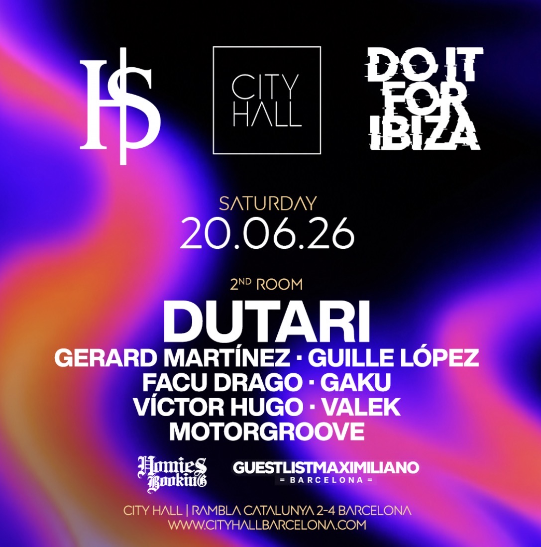 2nd ROOM || City Hall pres. DO IT FOR IBIZA