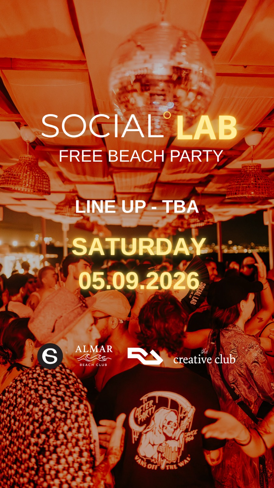 FREE BEACH PARTY OPEN AIR - SOCIAL LAB SUMMER EDITION