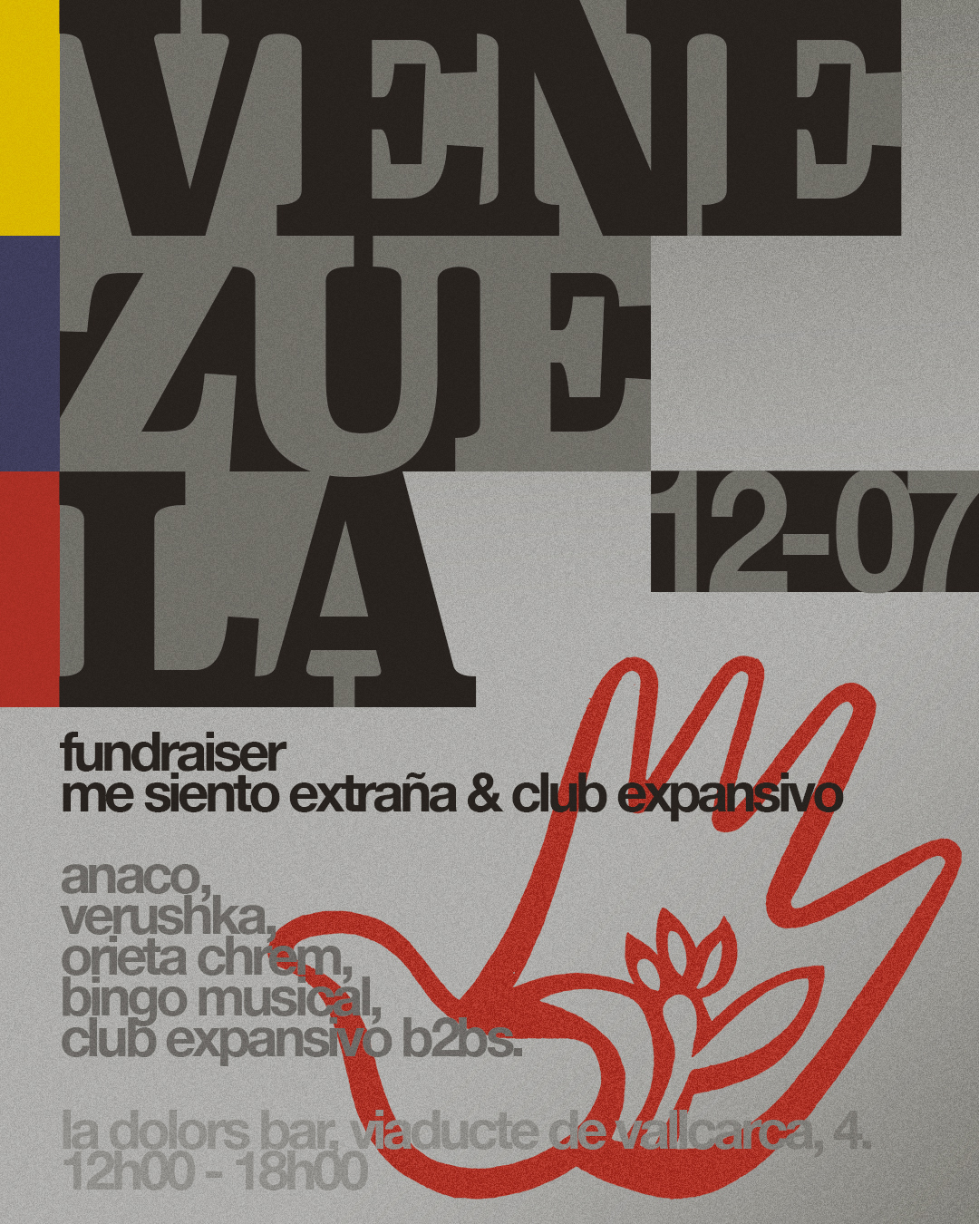Venezuela fundraiser x Me siento extraña & Club Expansivo