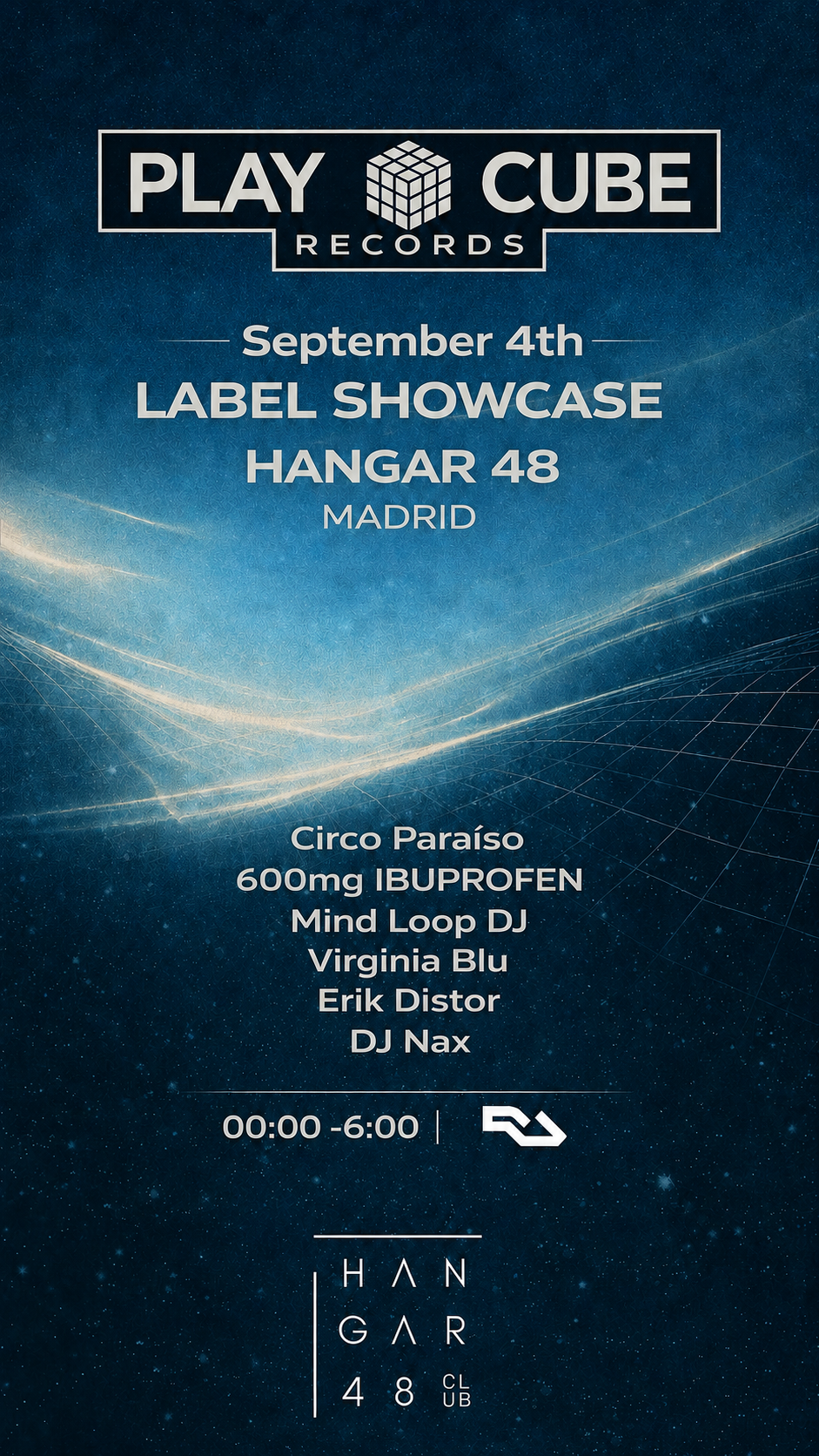 Play Cube Records Label Showcase — Hangar 48 Madrid