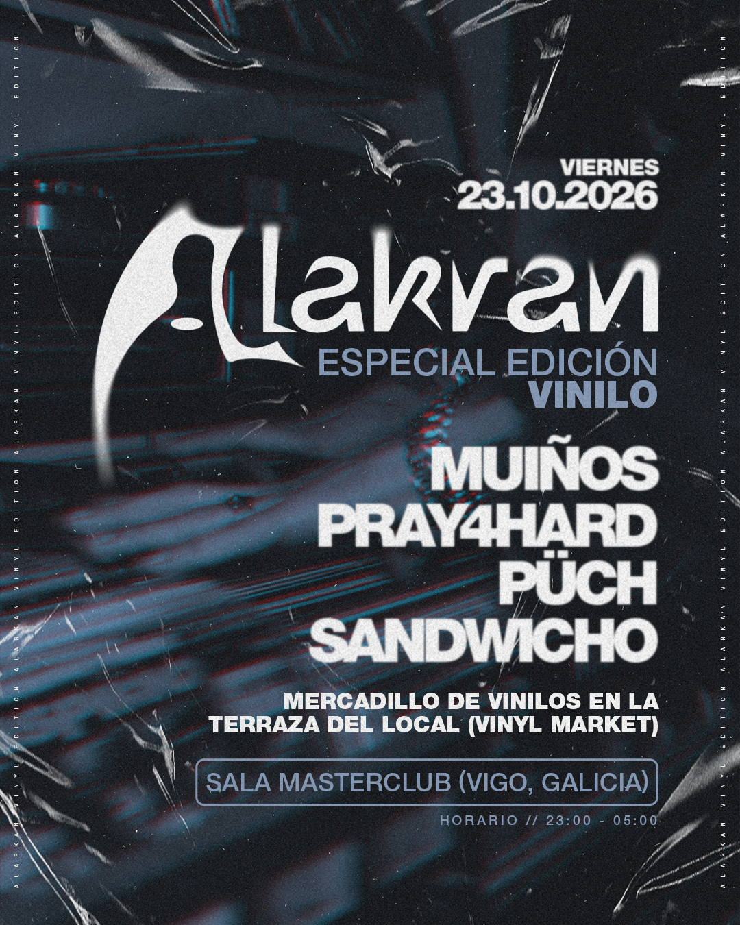 Alakran 3.2 - EDICIÓN VINILO - Muiños, Pray4Hard, PÜCH, Sandwicho - Vigo