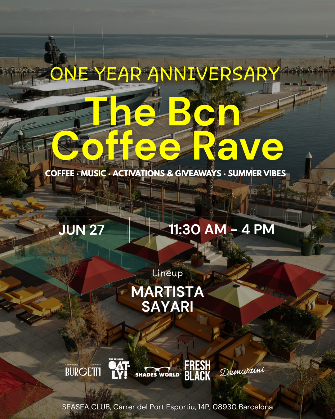 The Bcn Coffee Rave - One year anniversary edition