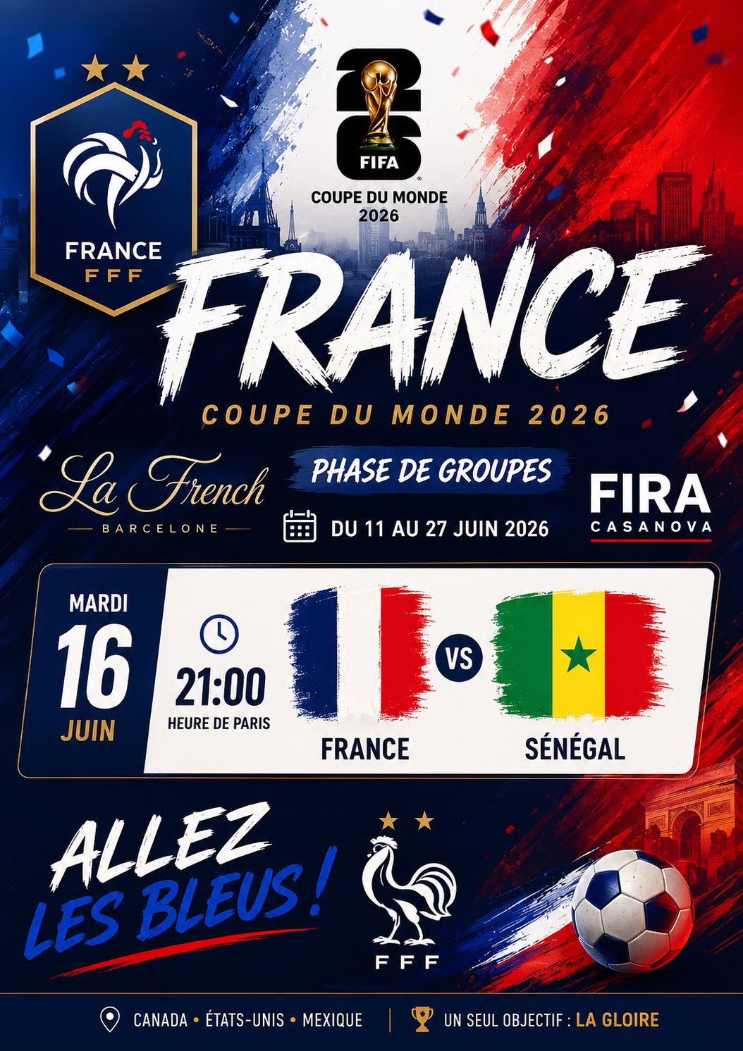 FRANCE vs SENEGAL - FAN ZONE OFFICIELLE