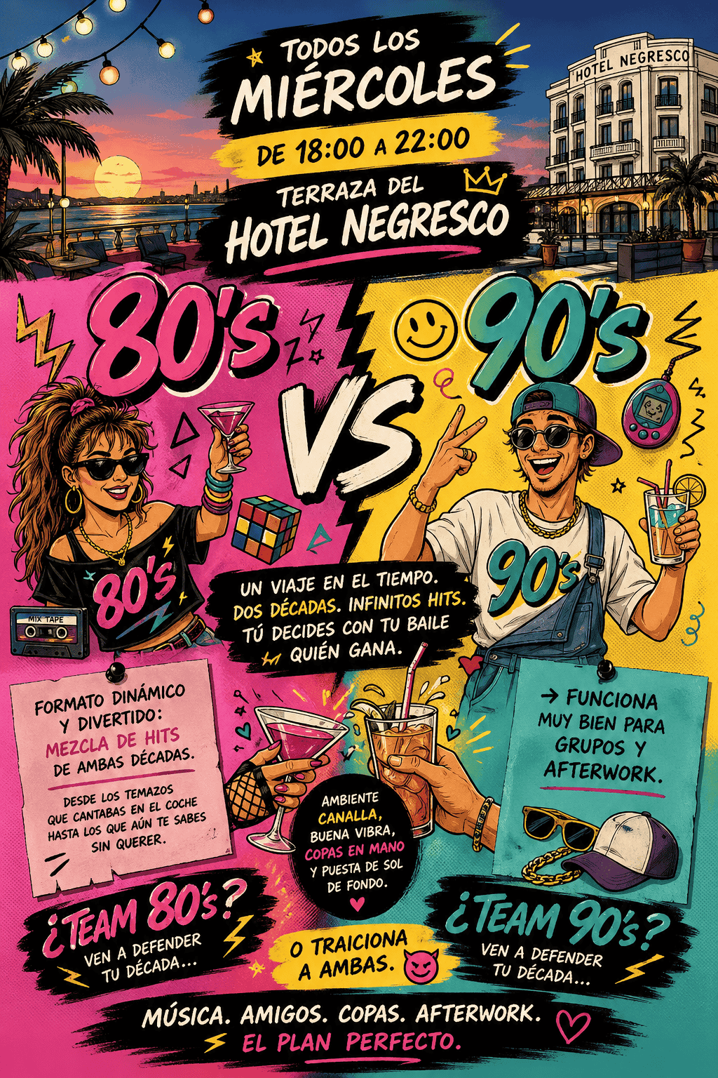 Back to the hits Rooftop party