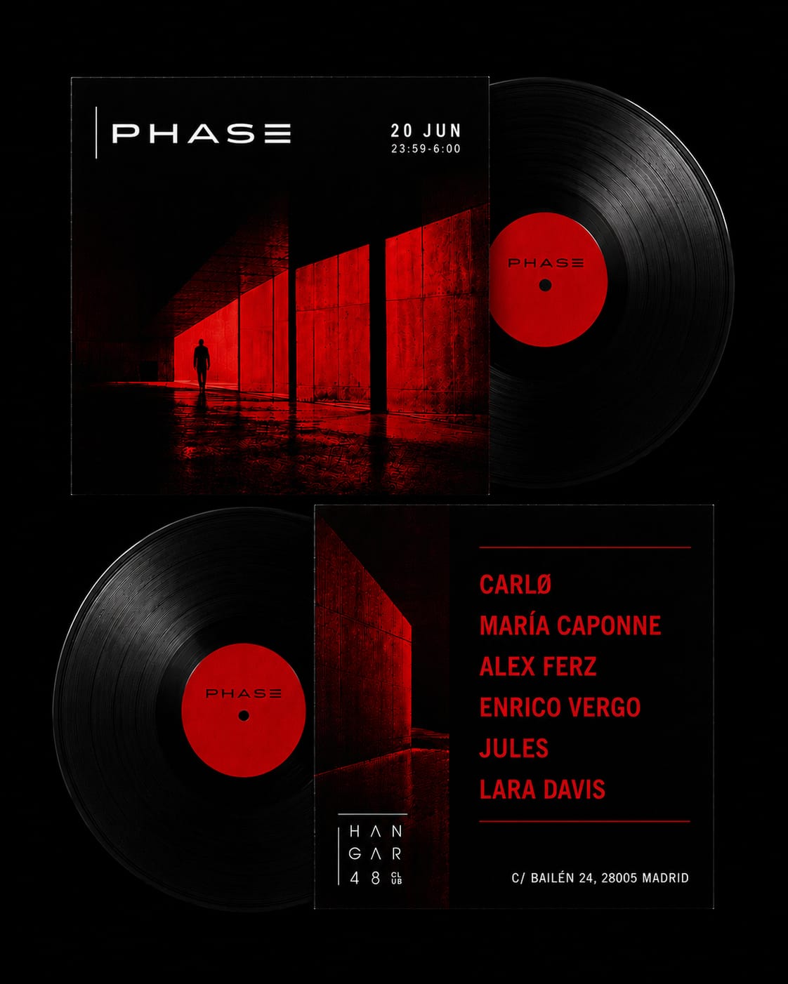 PHASE: CARLØ, MARIA CAPONNE, Alex Ferz, ENRICO VERGO, JULES, LARA DAVIS