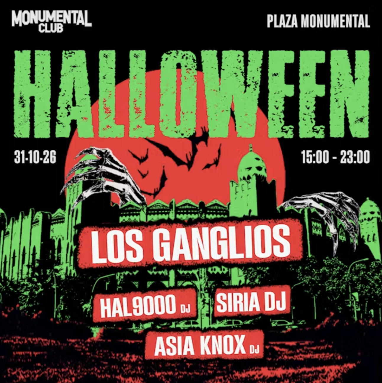Monumental Club Halloween - Los Ganglios