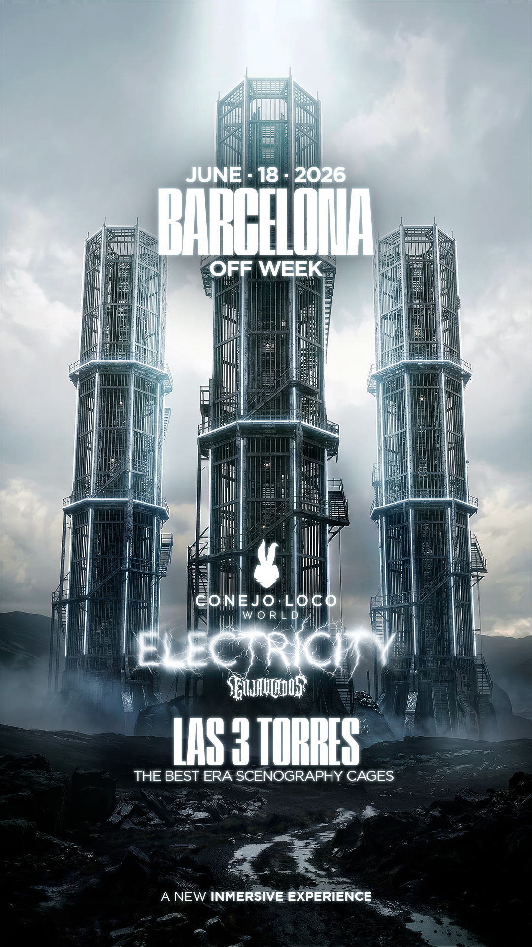 CONEJO LOCO WORLD - ENJAULADOS BARCELONA XXL OPEN AIR