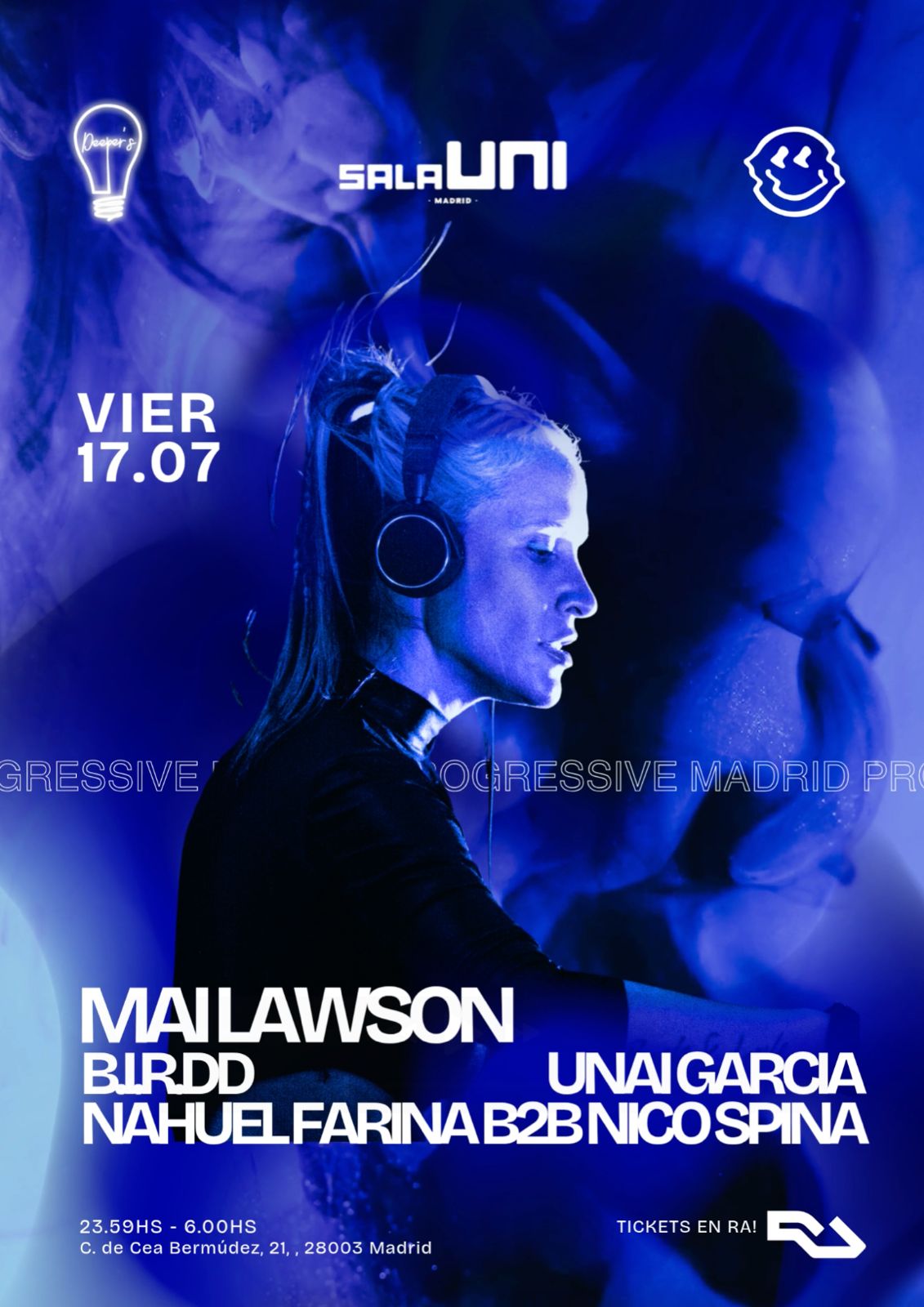 MAI LAWSON & B.I.R.DD en JODITA MADRID X Deeper´s