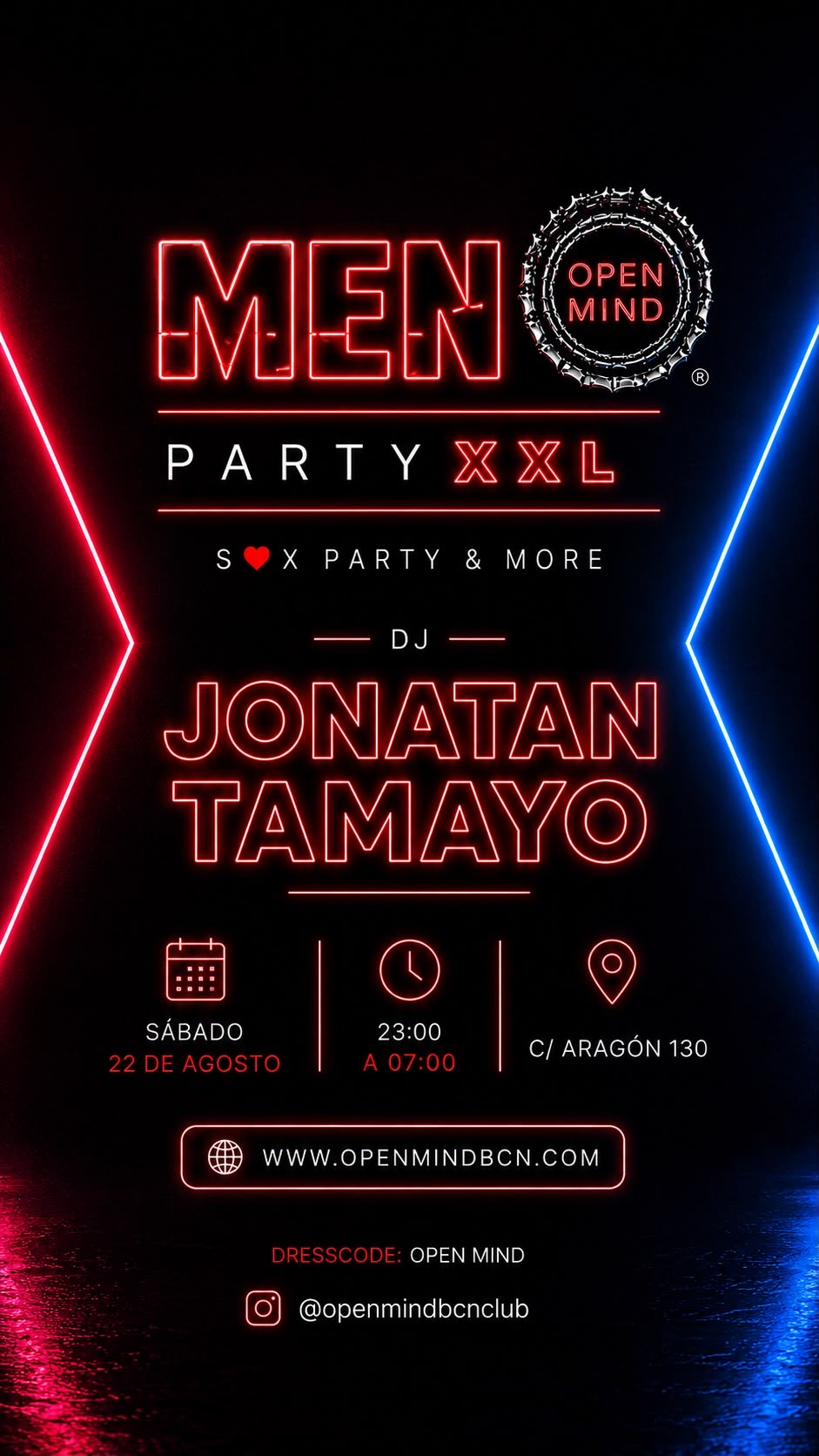 MEN PARTY XXL - Open Mind Club