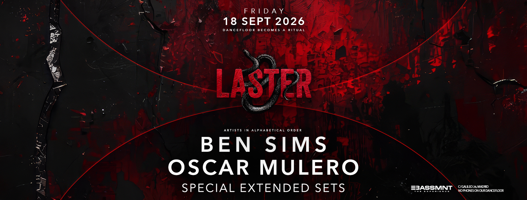 Laster presents Ben Sims & Oscar Mulero