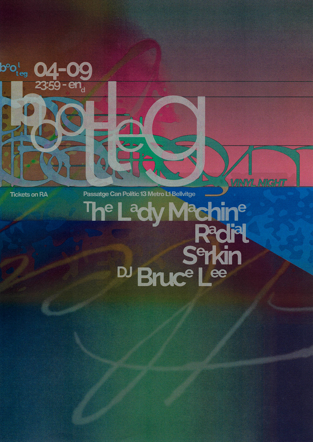 Bootleg Vinyl Night: The Lady Machine, Radial, Serkin, DJ Bruce Lee