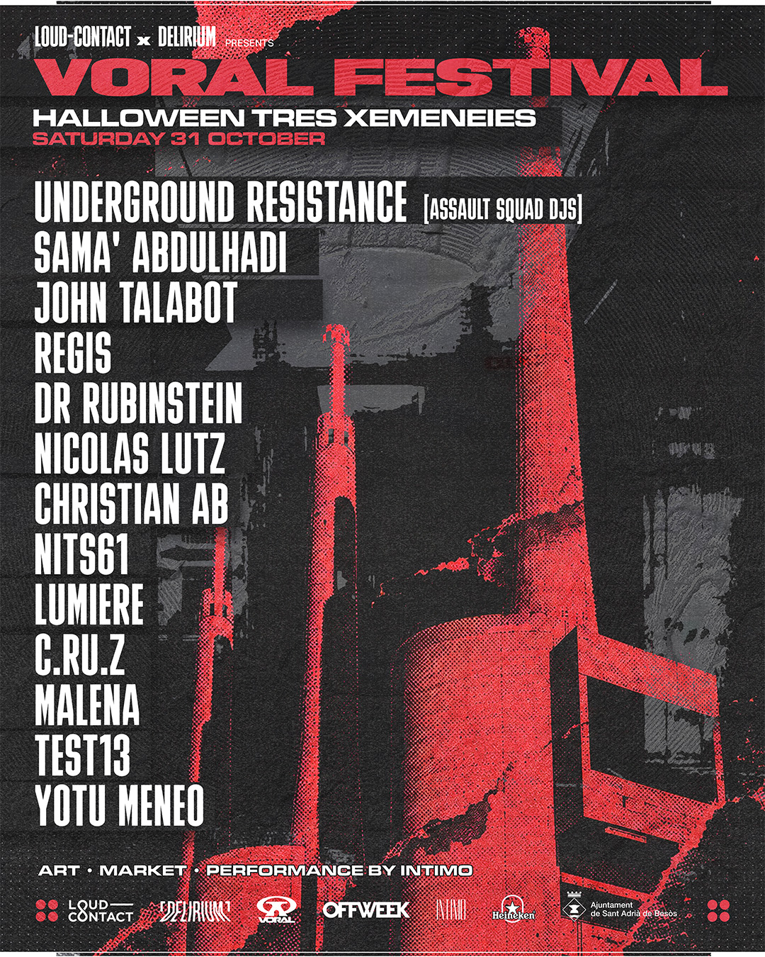Loud-Contact x Delirium pres.VORAL festival- Halloween Tres Xemeneies