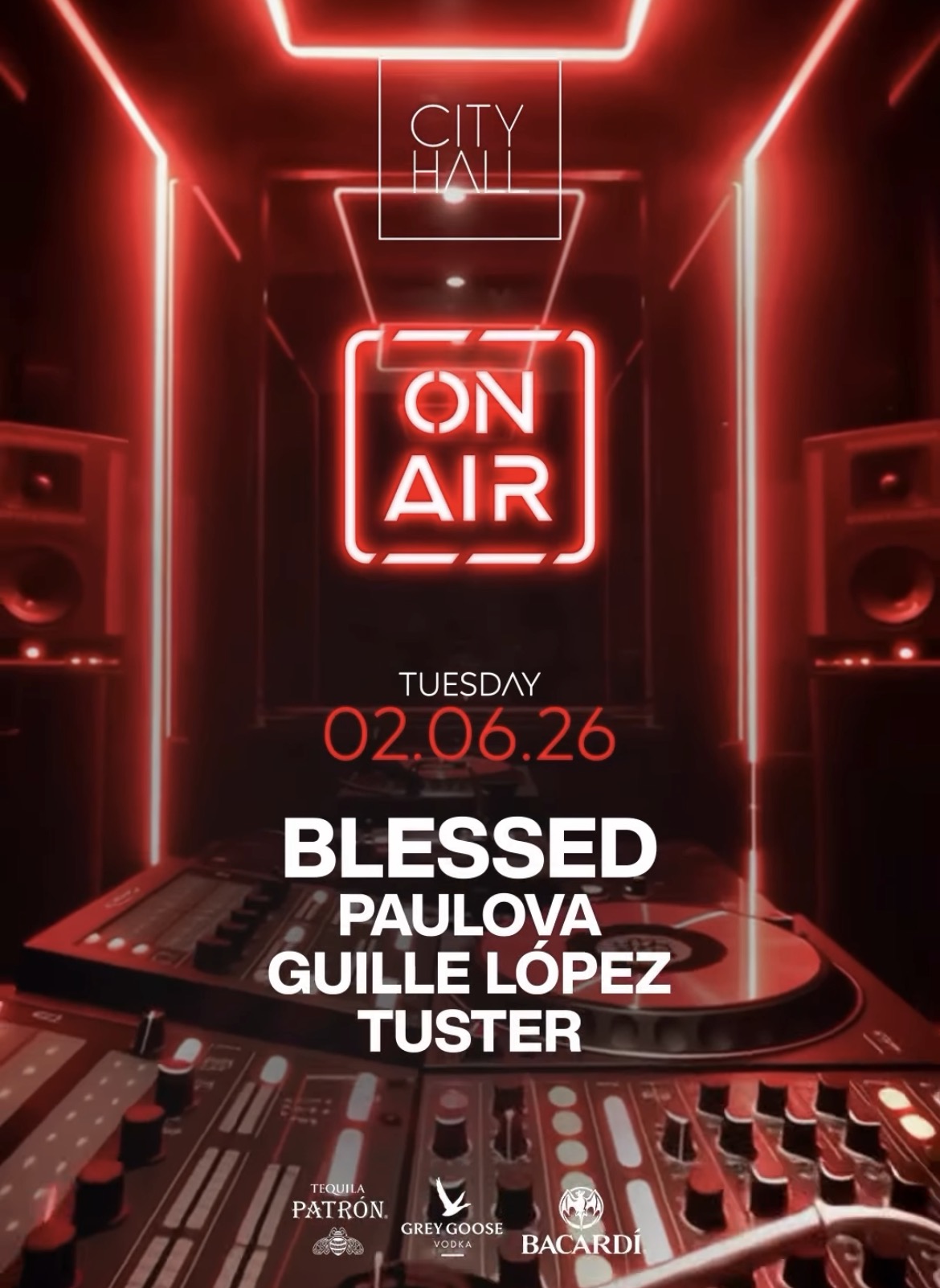 City Hall Pres. ON AIR I Guest List