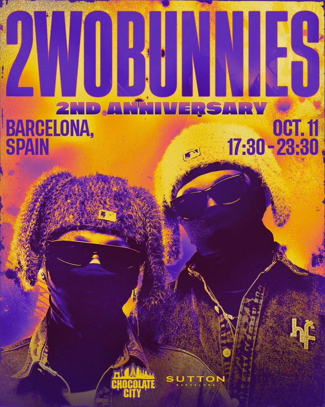CHOCOLATE CITY 2ND ANNIVERSARY WITH 2WOBUNNIES