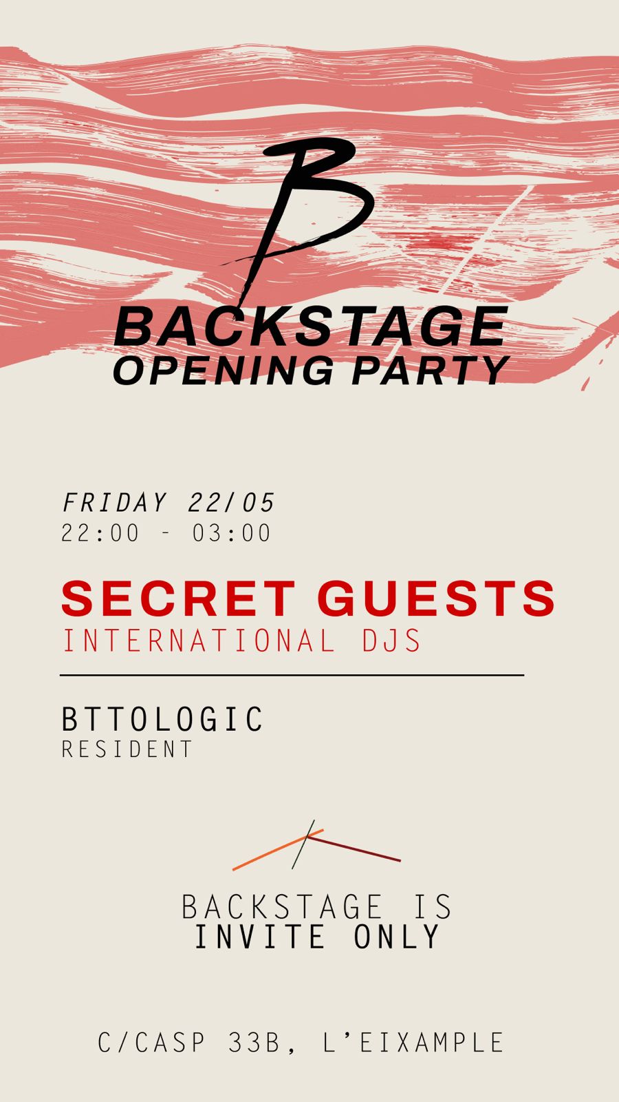Backstage Grand Opening