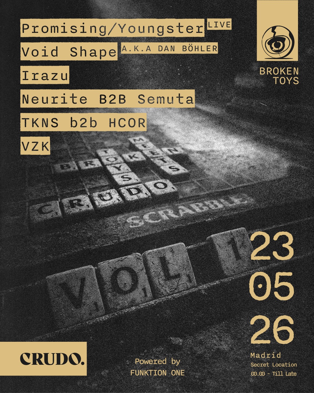 BROKEN TOYS x CRUDO: Vol.01