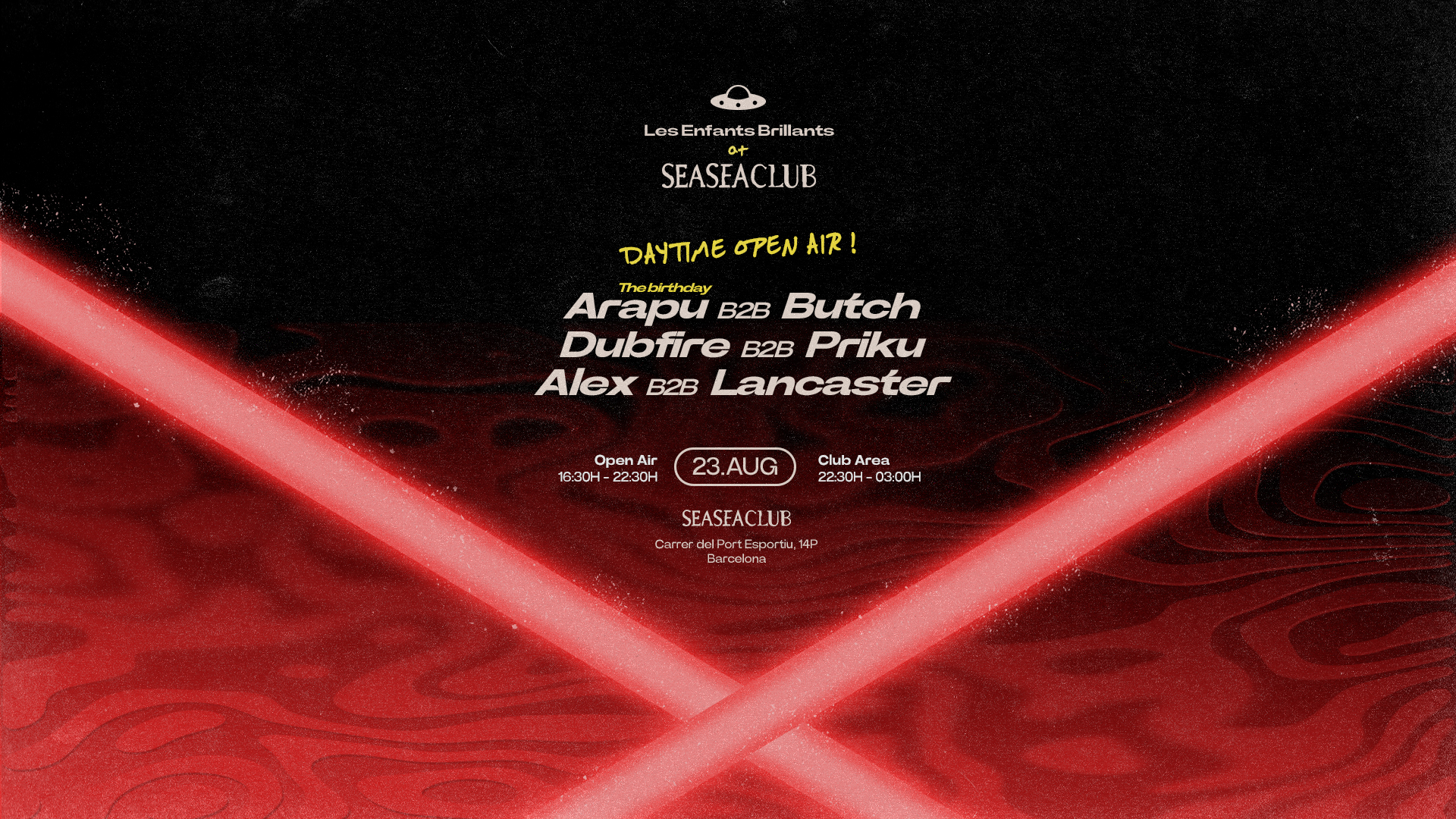 Les Enfants goes to Seaseaclub pres. Arapu Bday Bash with Butch, Priku