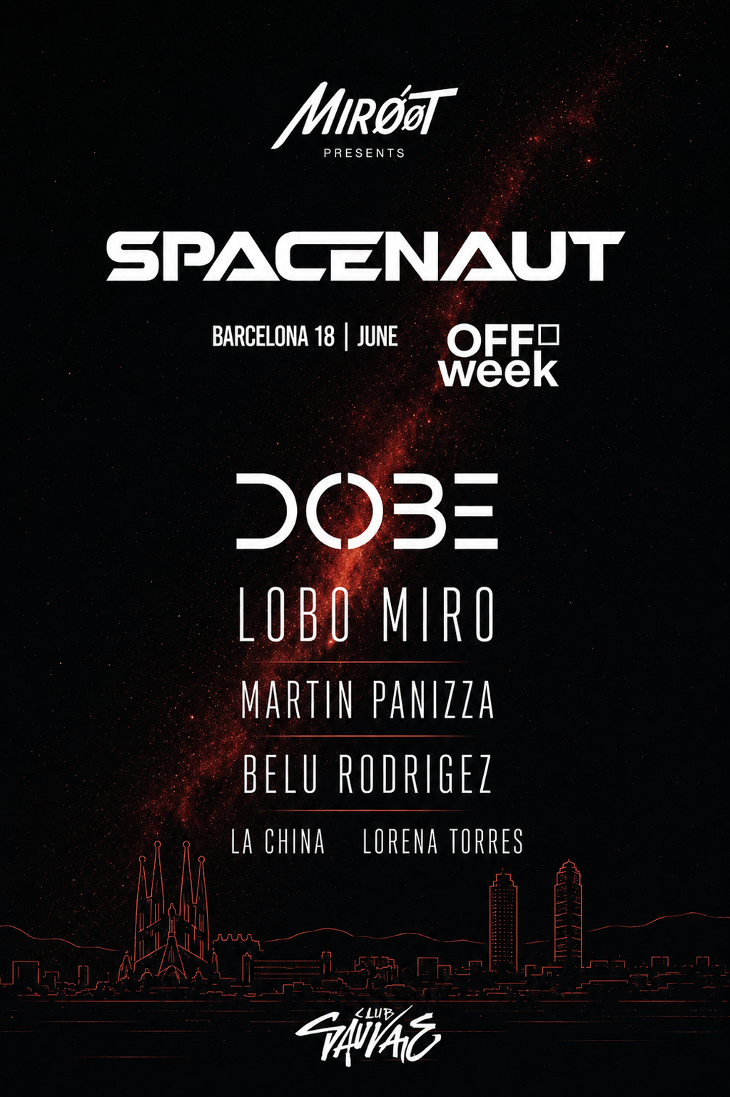 Off Week MIRØØT SHOWCASE pres. SPACENAUT with DOBE
