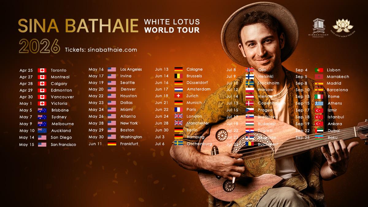 Sina Bathaie White Lotus World Tour - Live in Barcelona