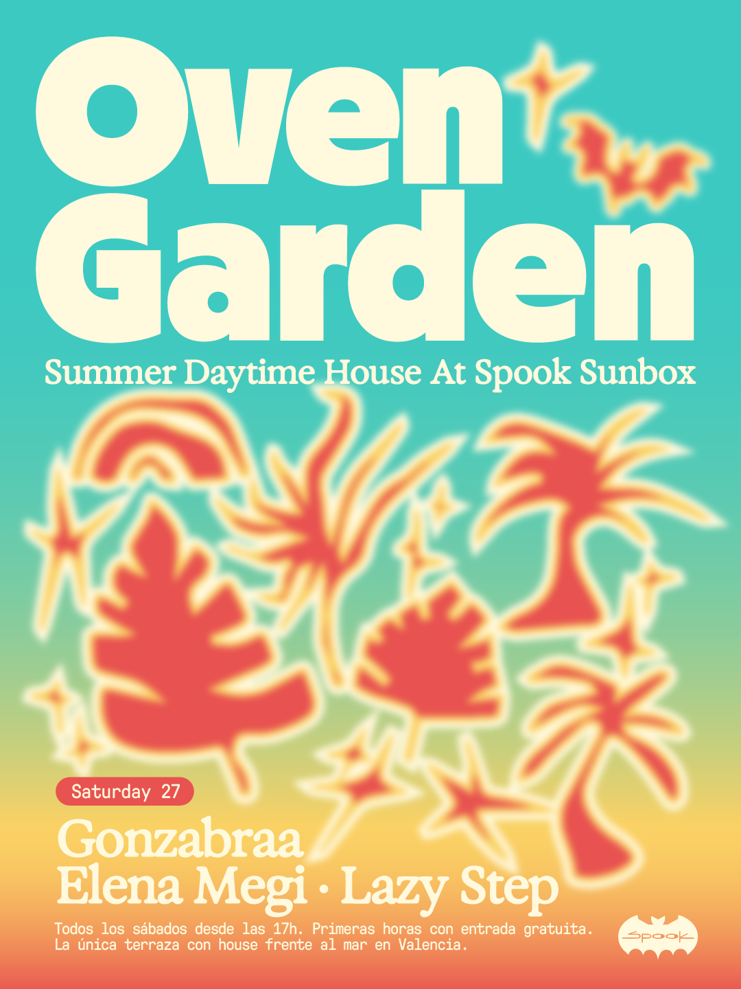 Oven Garden en Spook Sunbox Terrace: Gonzabraa + Elena Megi + Lazy Step