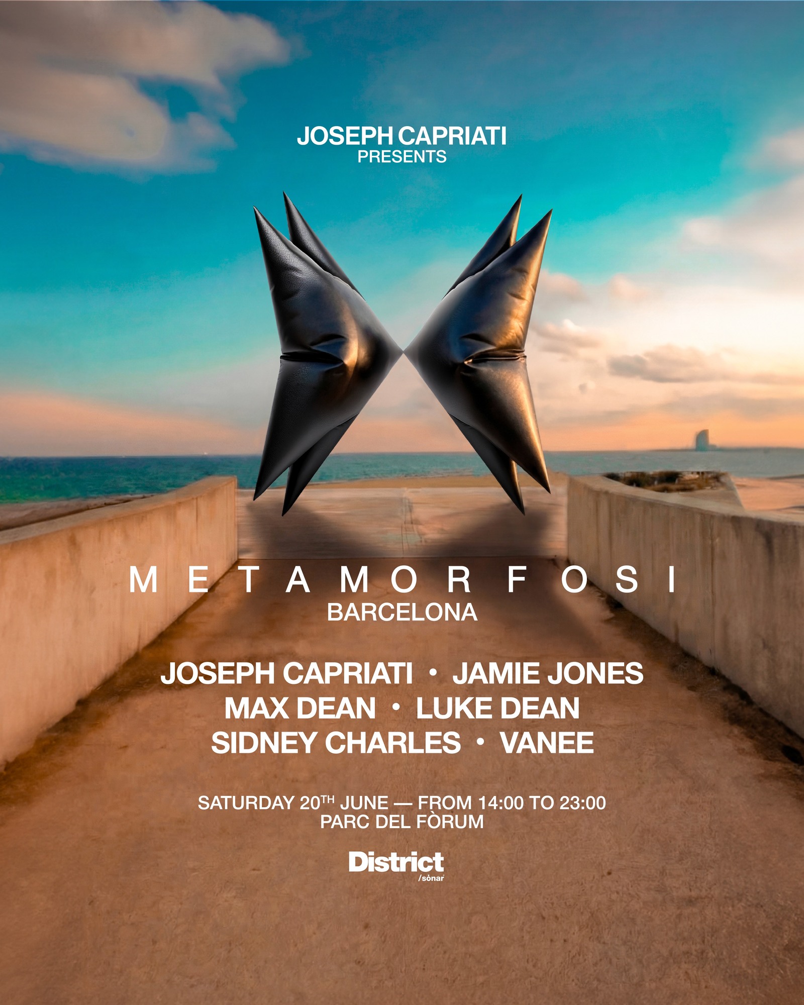 Joseph Capriati presents Metamorfosi w/ Jamie Jones, Max Dean - District (Sónar Week)