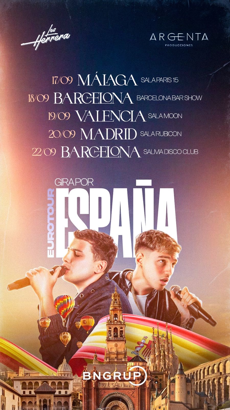 Los Herrera: Eurotour: BARCELONA