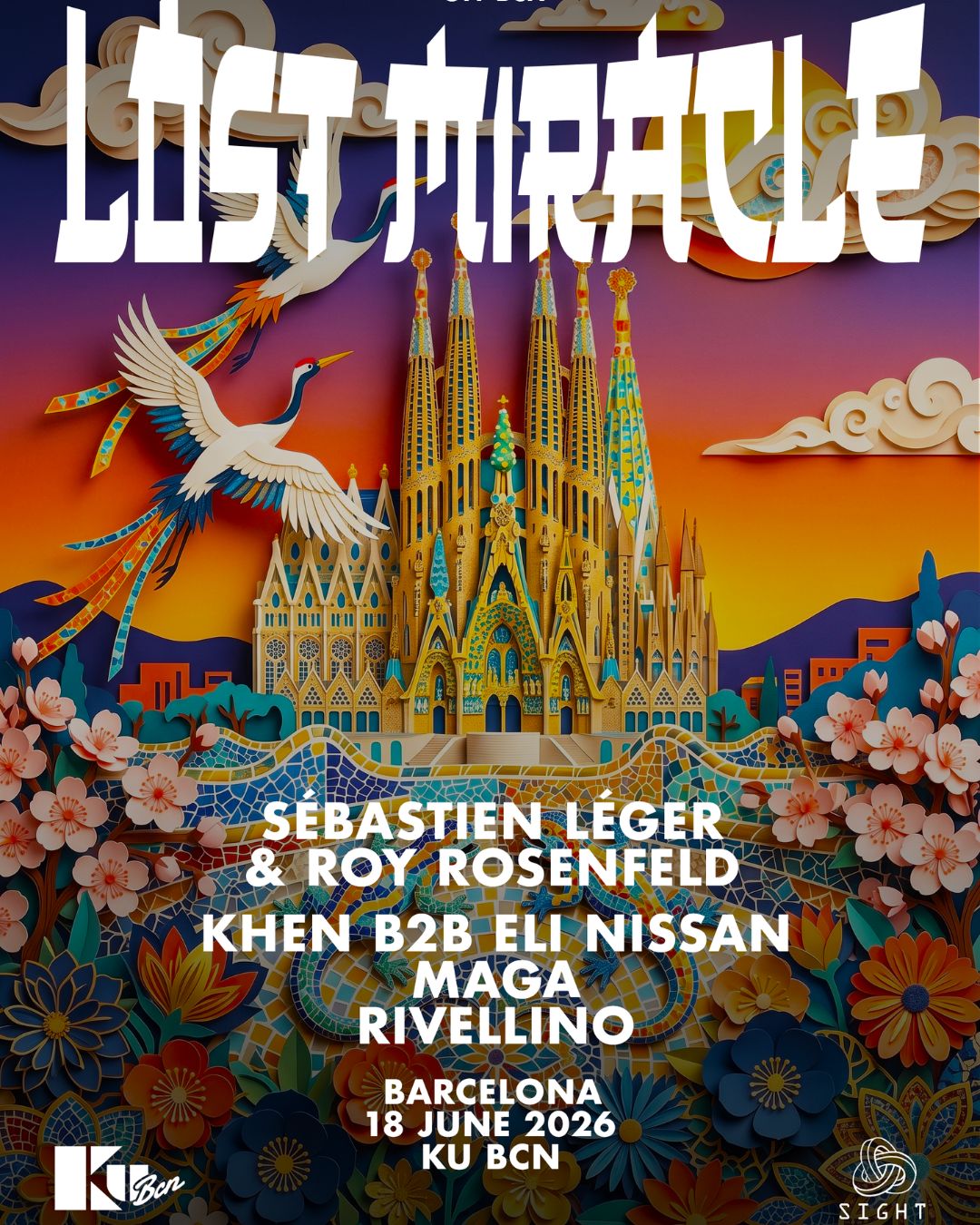 LOST MIRACLE OFF BCN presents: Sébastien Léger, Roy Rosenfeld, Khen B2B Eli Nissan, MAGA