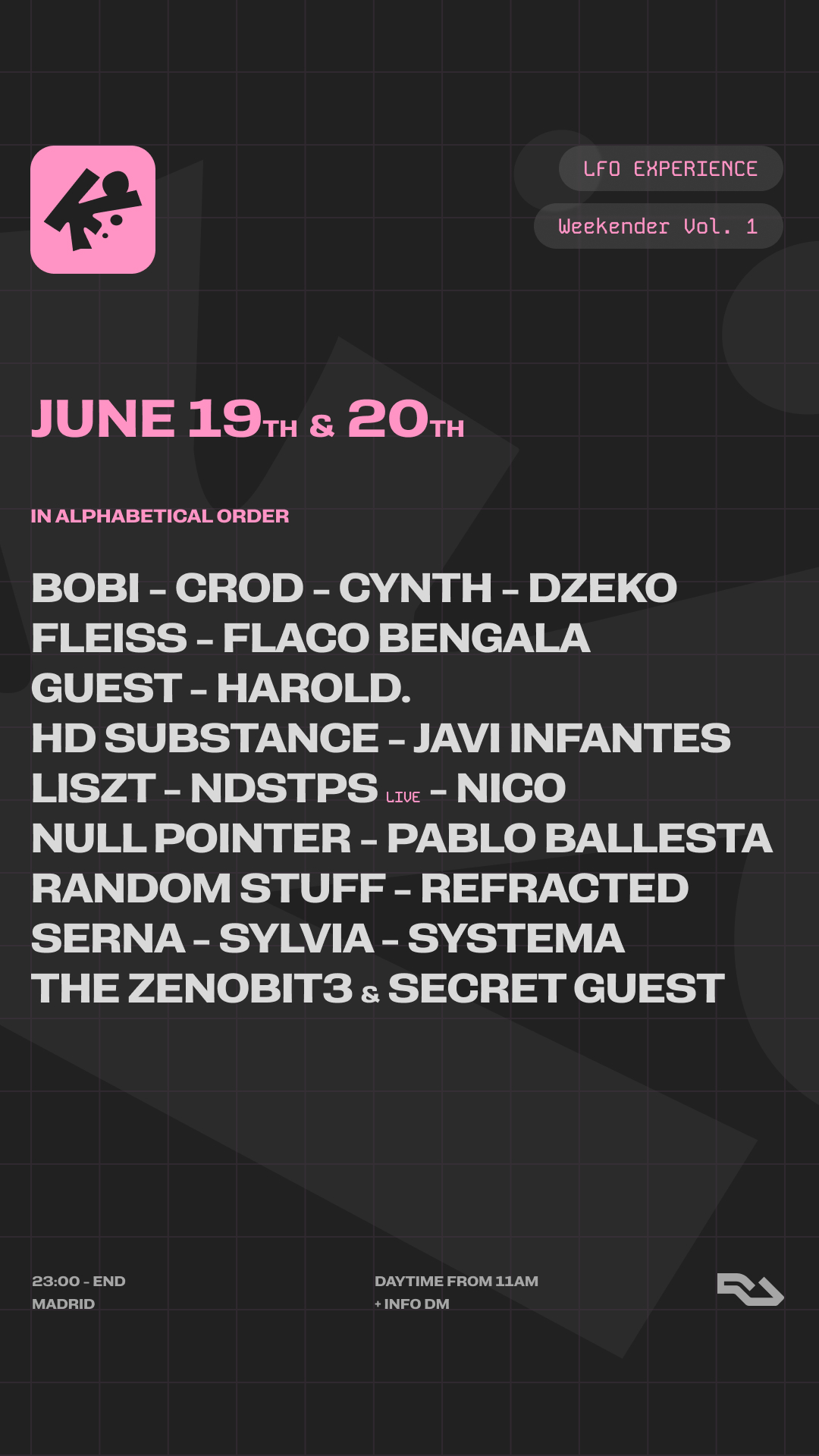 LFO WEEKENDER