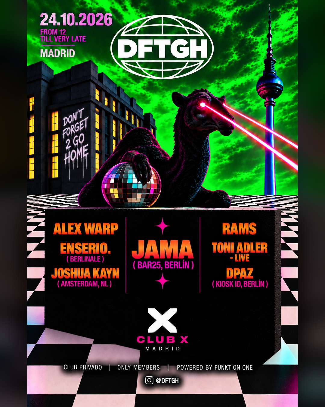 DON´T FORGET TO GO HOME VOL 2 (JAMA, DPAZ, Rams, ENSERIO., TONI ADLER, jOSHUA KAYN, Alex Warp)