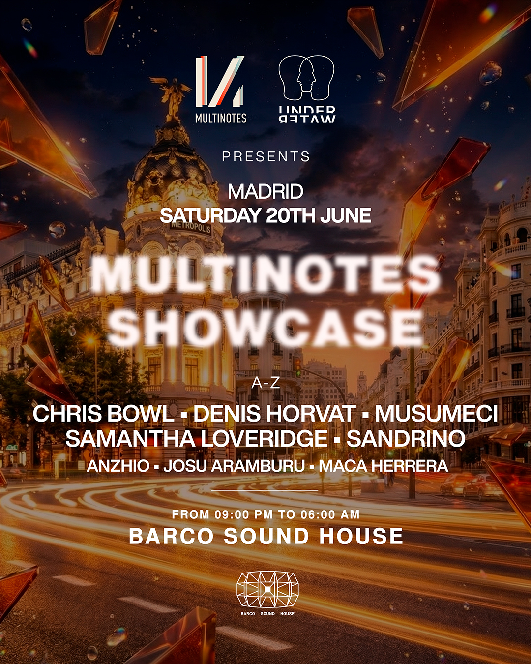 Underwater x Multinotes at BSH, Madrid