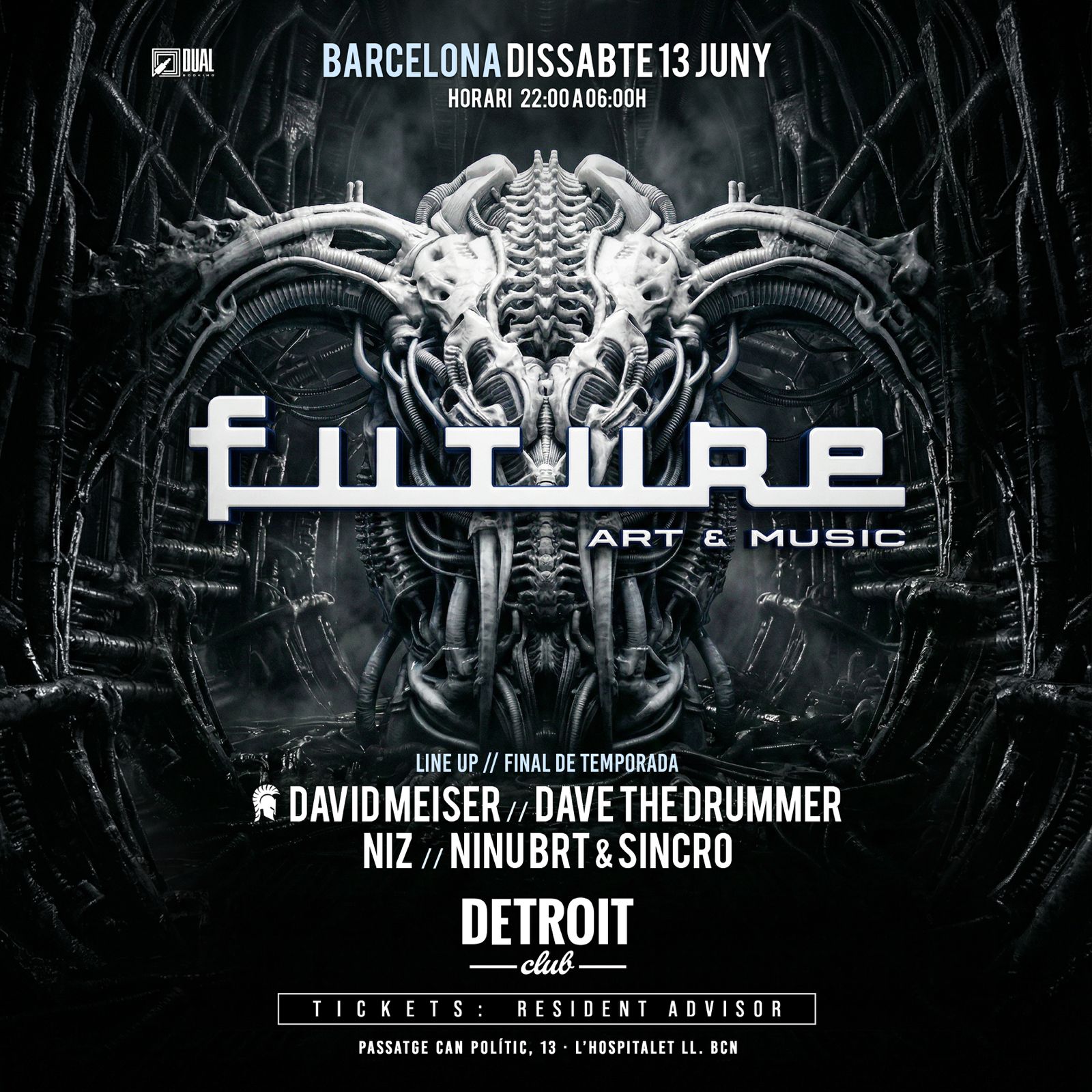 FUTURE: David Meiser, DAVE the Drummer, NiZ, Ninu Brt&Sincro
