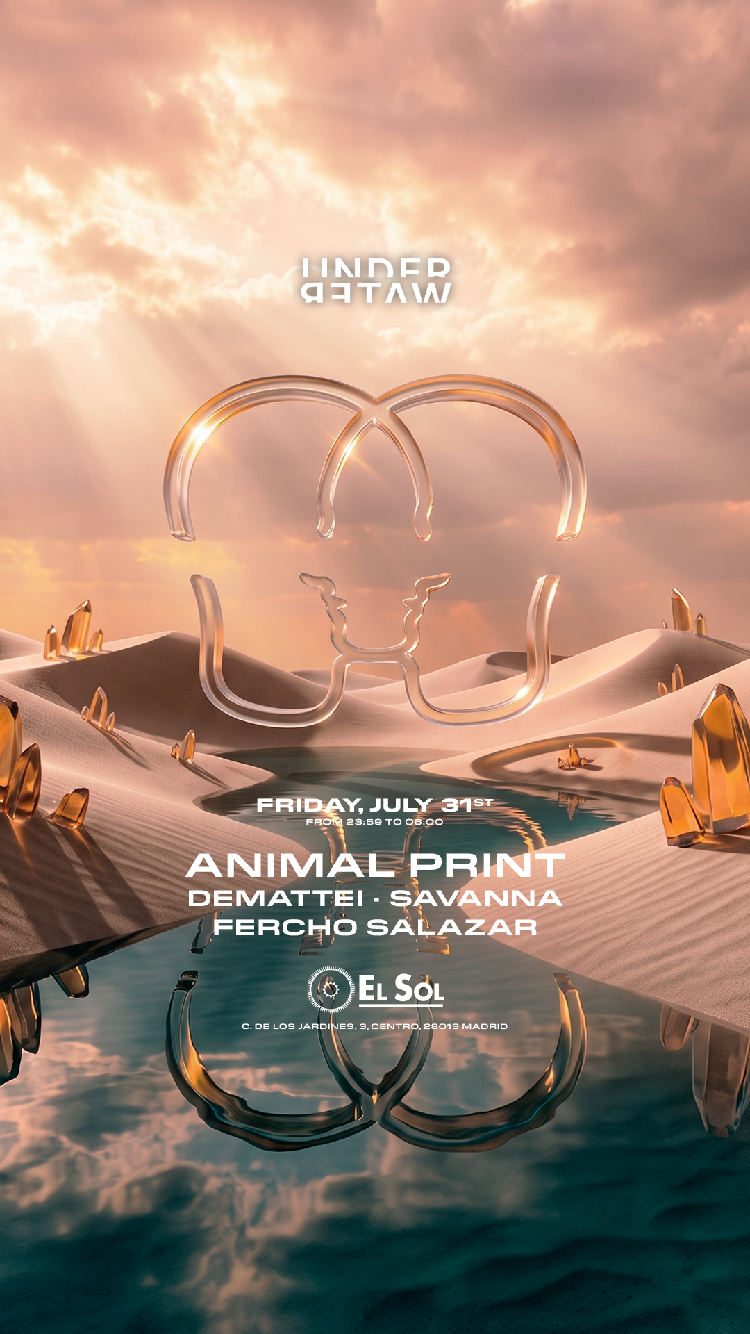 UNDERWATER with Animal Print + Demattei + Savanna + Fercho Salazar
