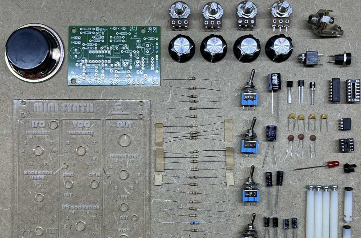 Taller de Mini Synth with mutan monkey instruments