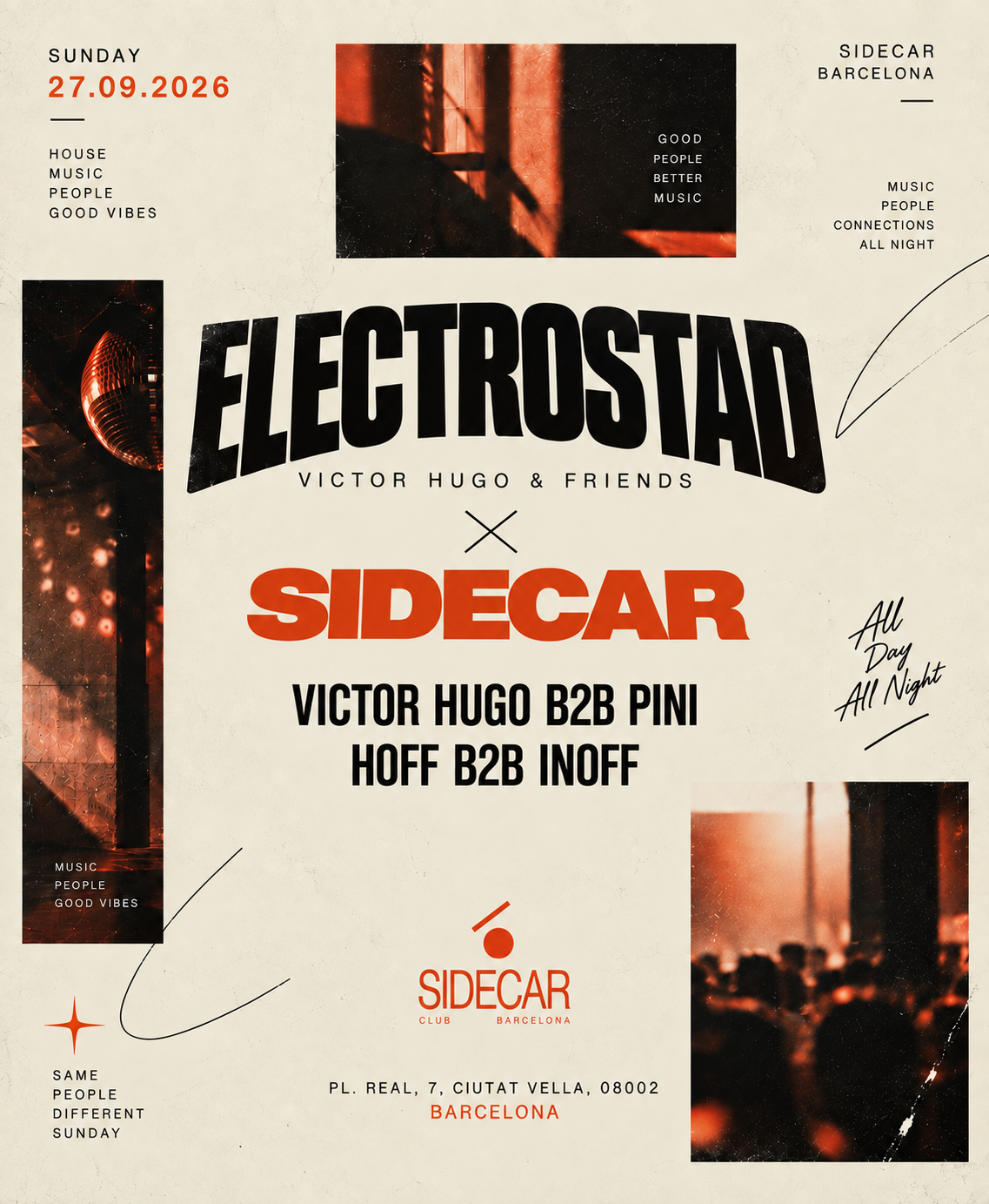 Electrostad: FREE PARTY with Victor Hugo & friends