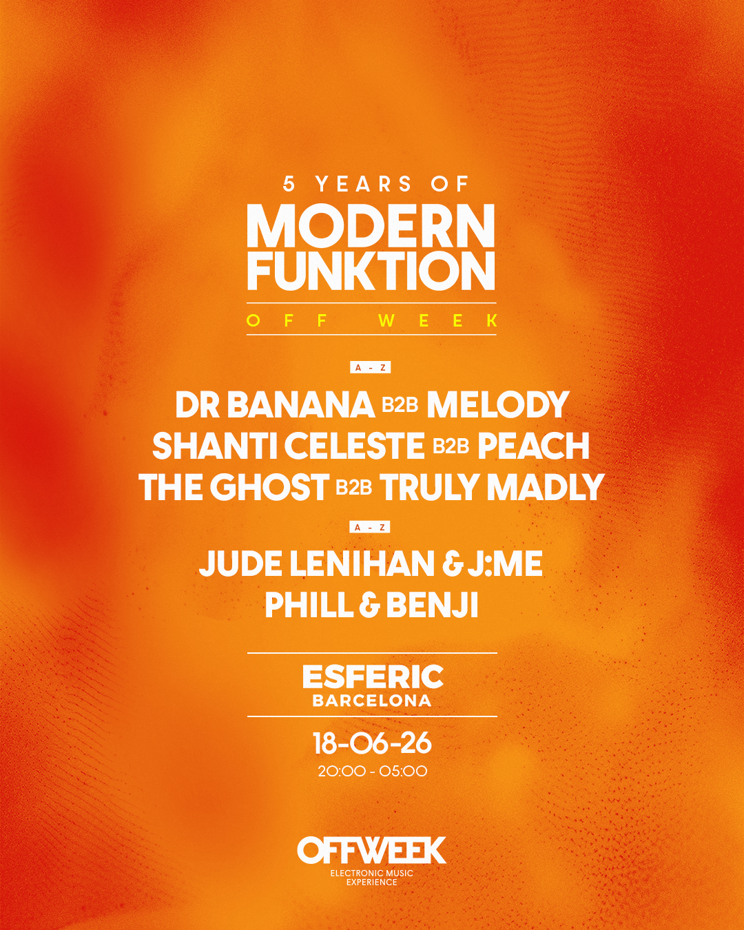 Modern Funktion at OFFWEEK Barcelona - Esferic Bcn